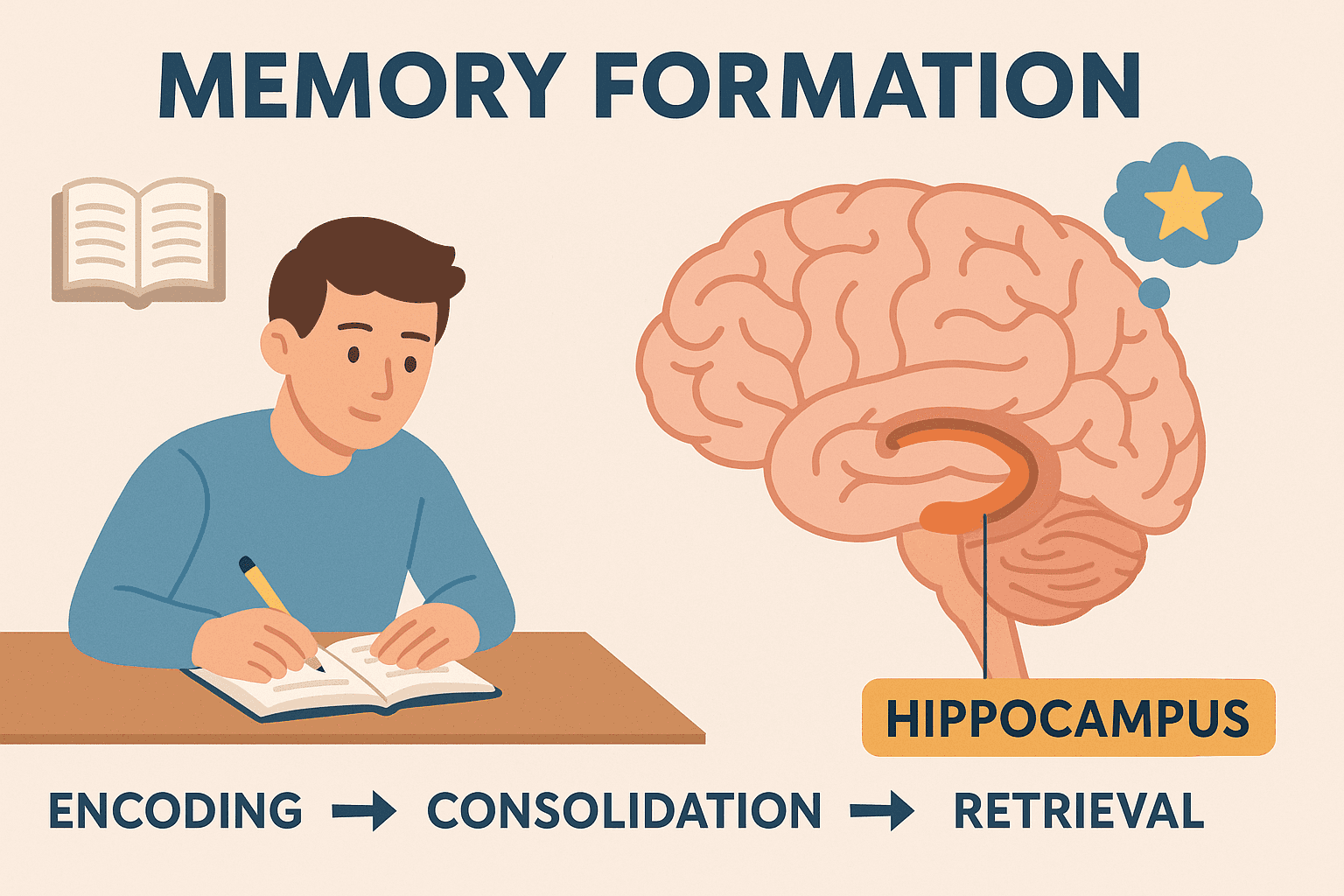 L’hippocampe expliqué en 30 secondes : la porte d’entrée de tous tes souvenirs