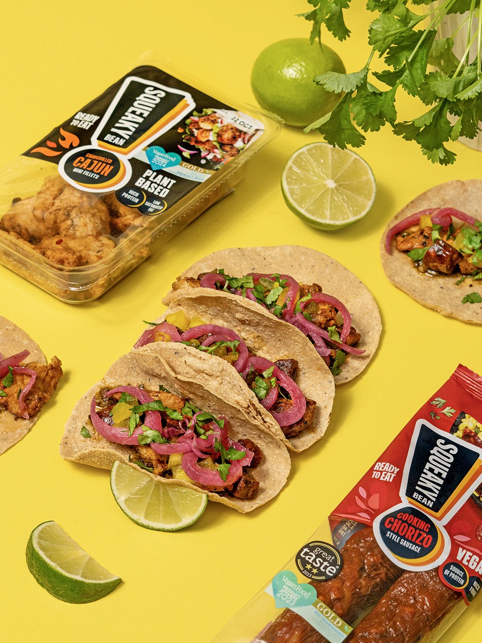 Squeaky Bean Cooking Chorizo Style Sausage 