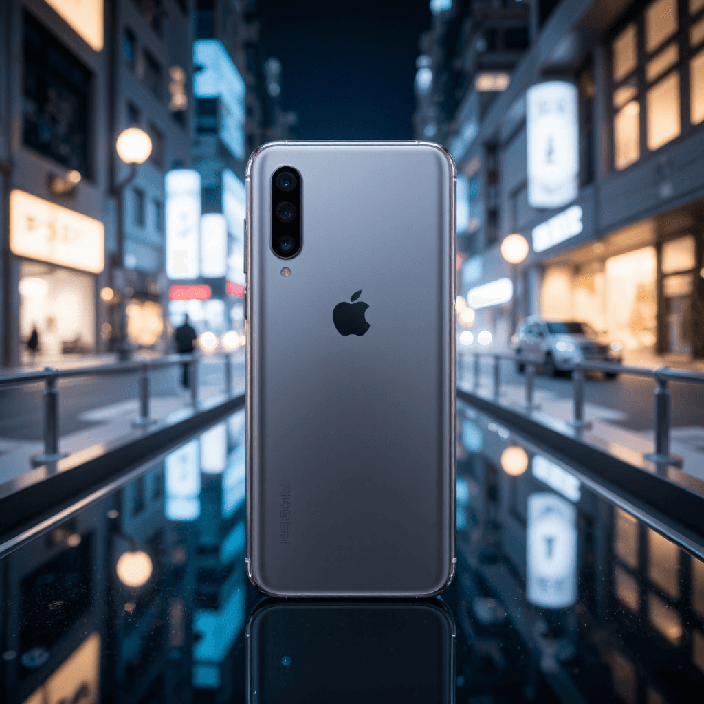 product photography of a smartphone