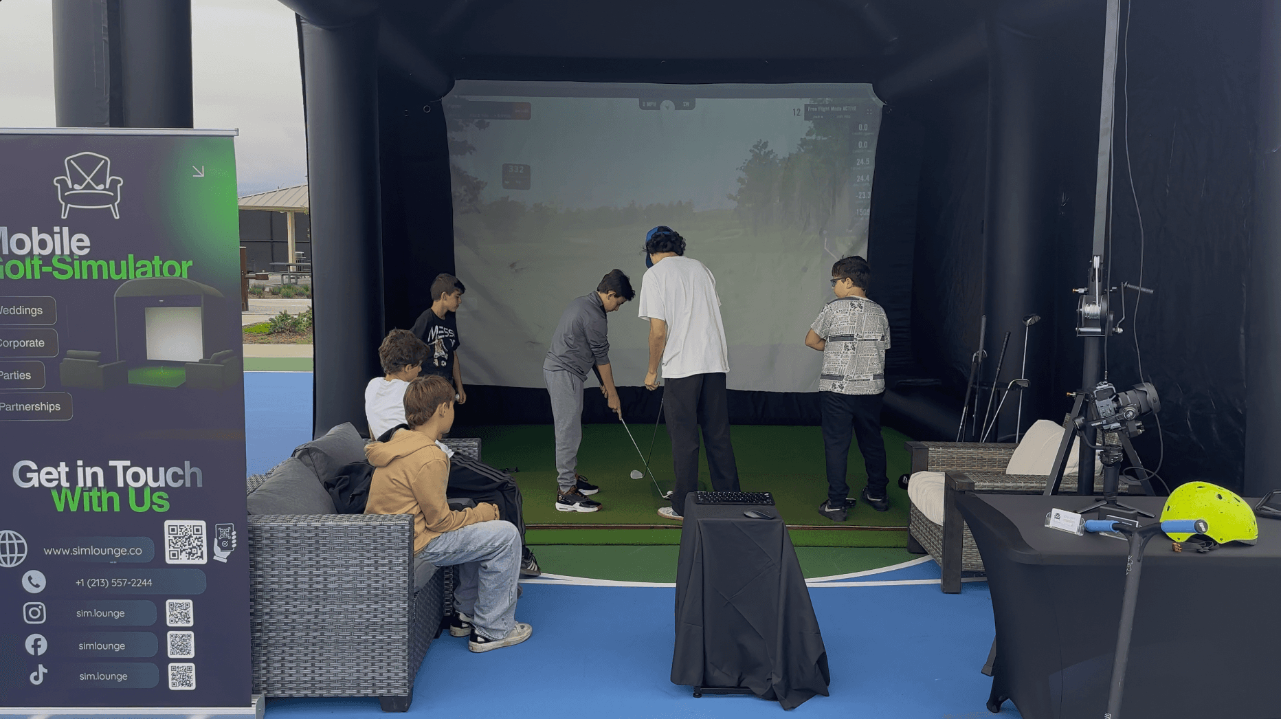 20x14 foot inflatable enclosure