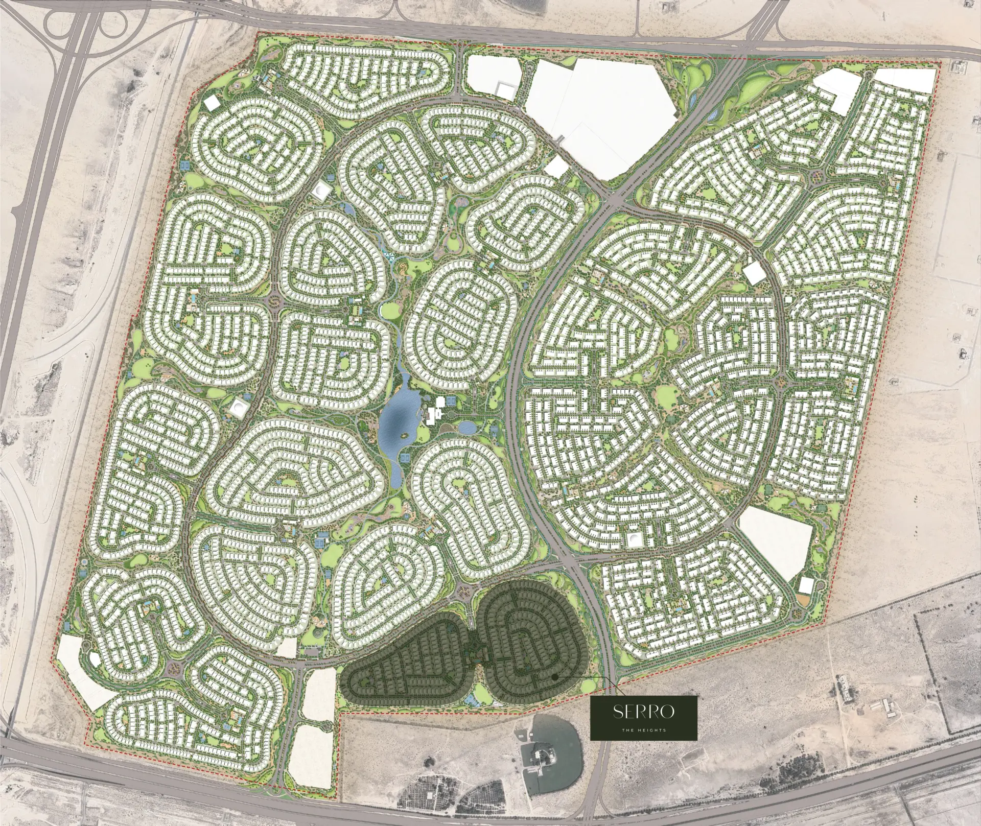 The heights community view serro project