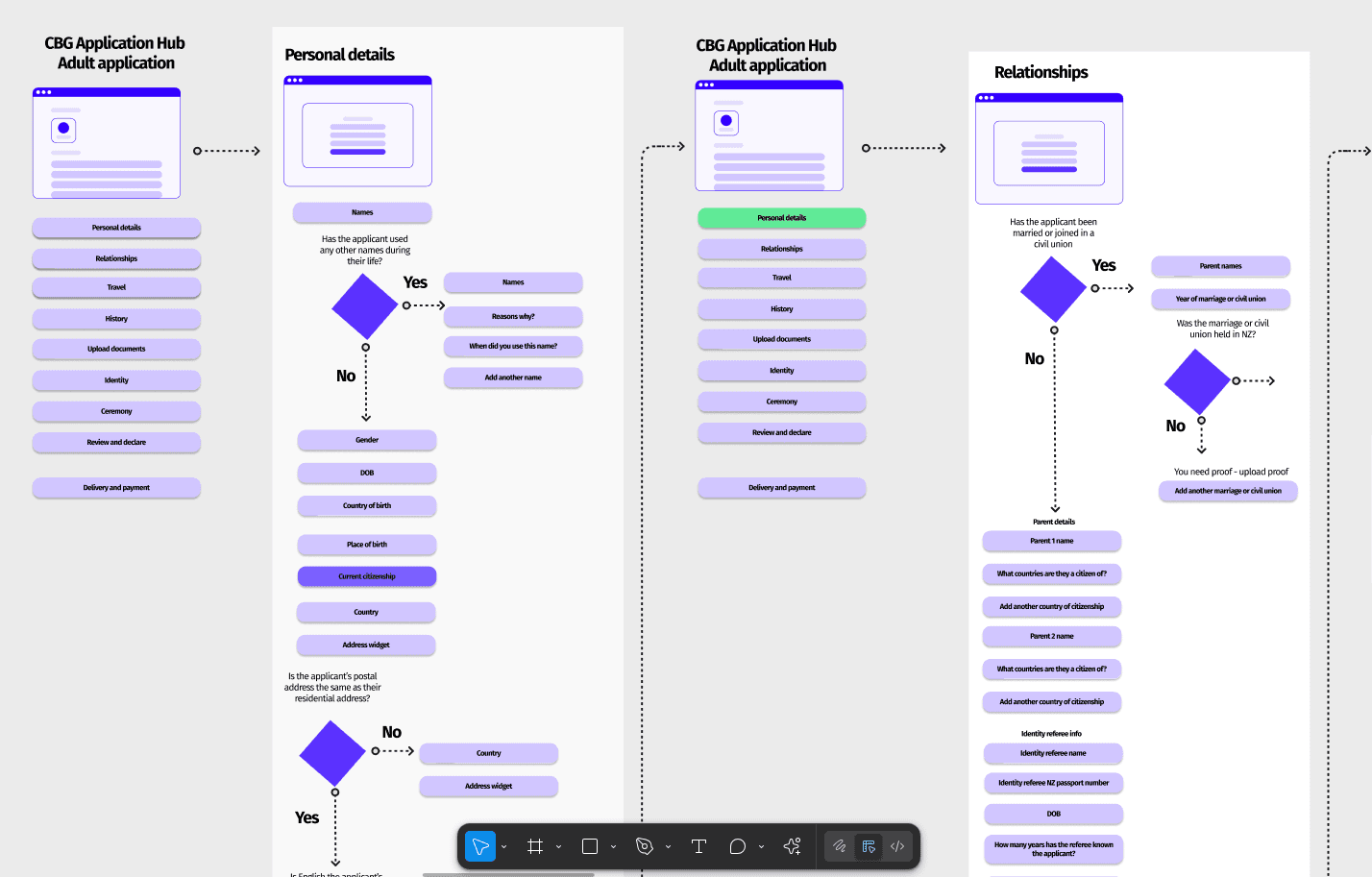 A man with long hair is working on a computer.