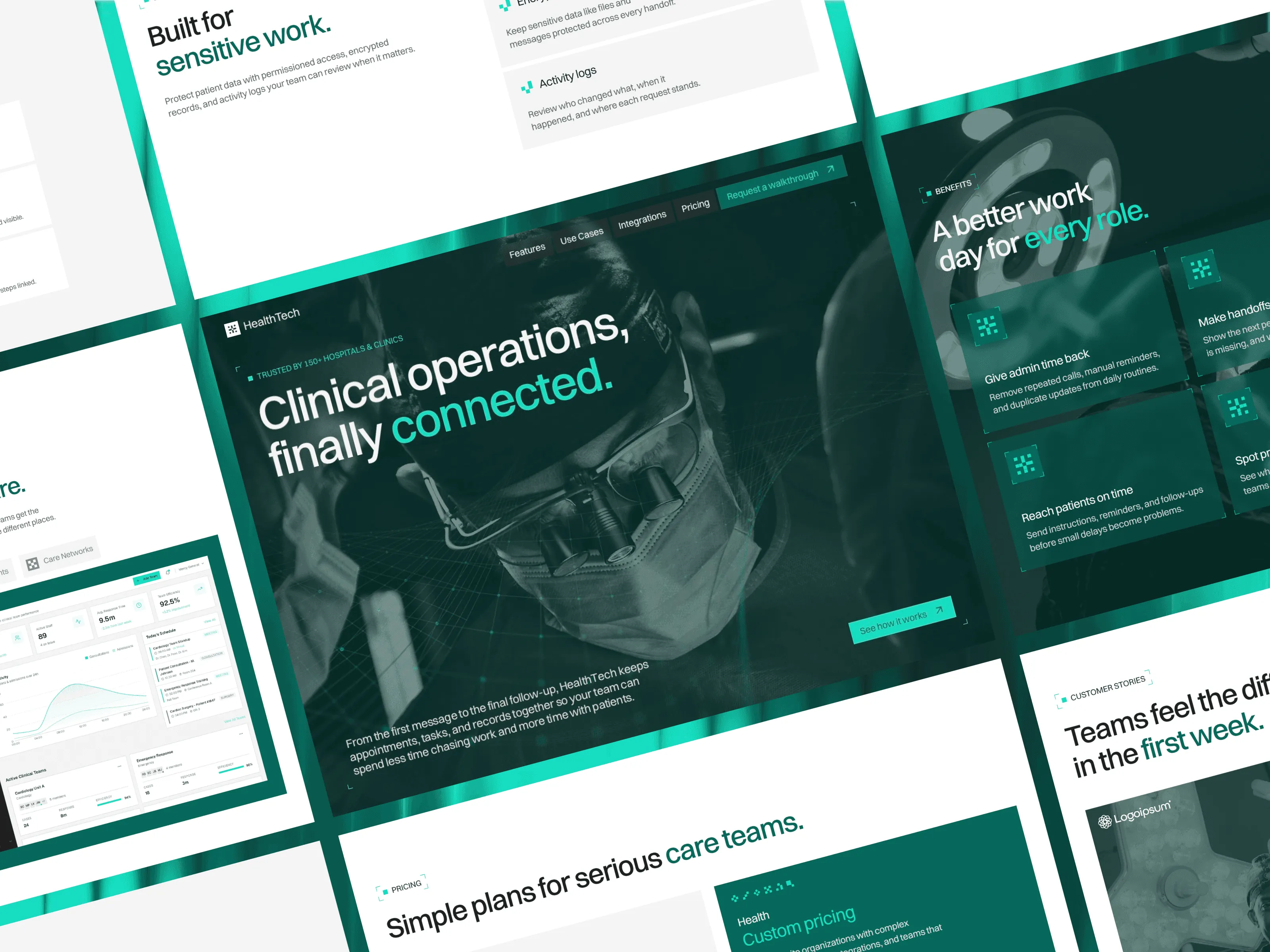HealthTech Framer Template for Healthtech Saas Landing Page