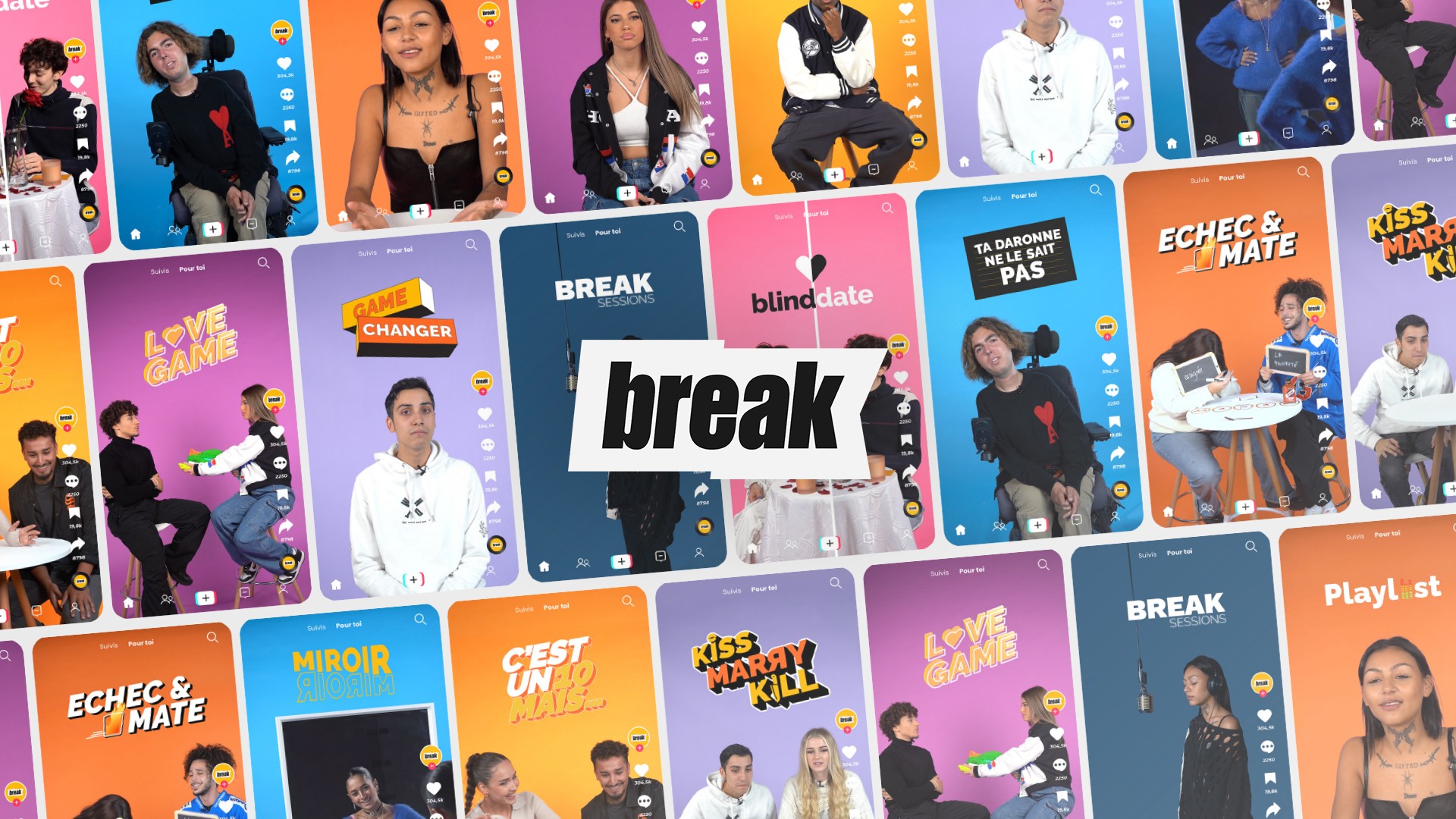 Break banner