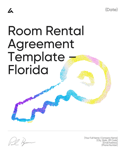 Room Rental Agreement Template – Florida