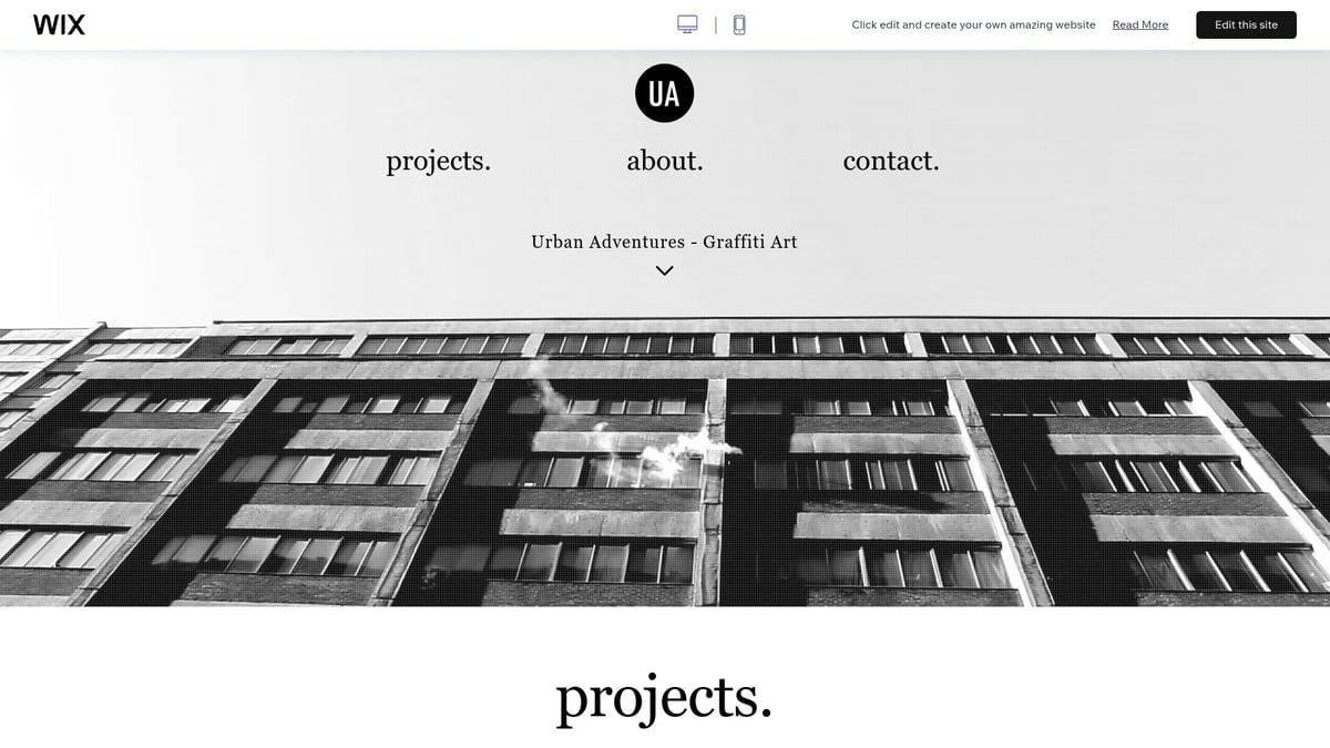 Top 10 Portfolio Website Templates to Elevate Your Brand 2026 - Artist (Wix) – Free