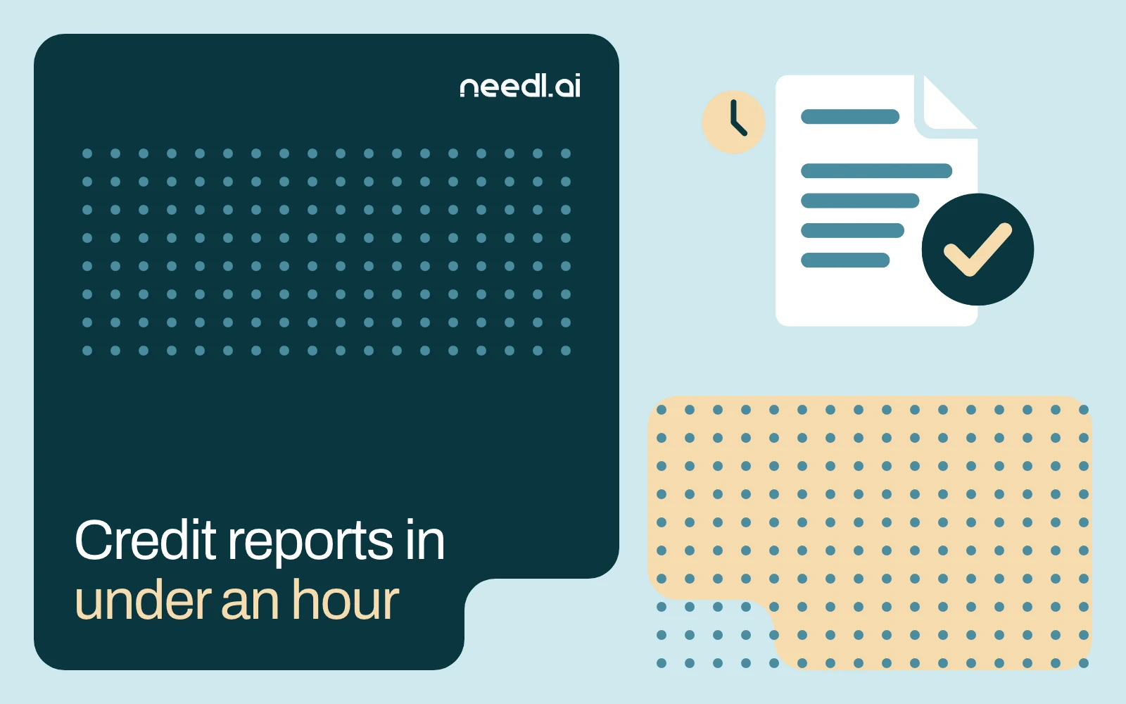 Cover: Credit reports in under an hour