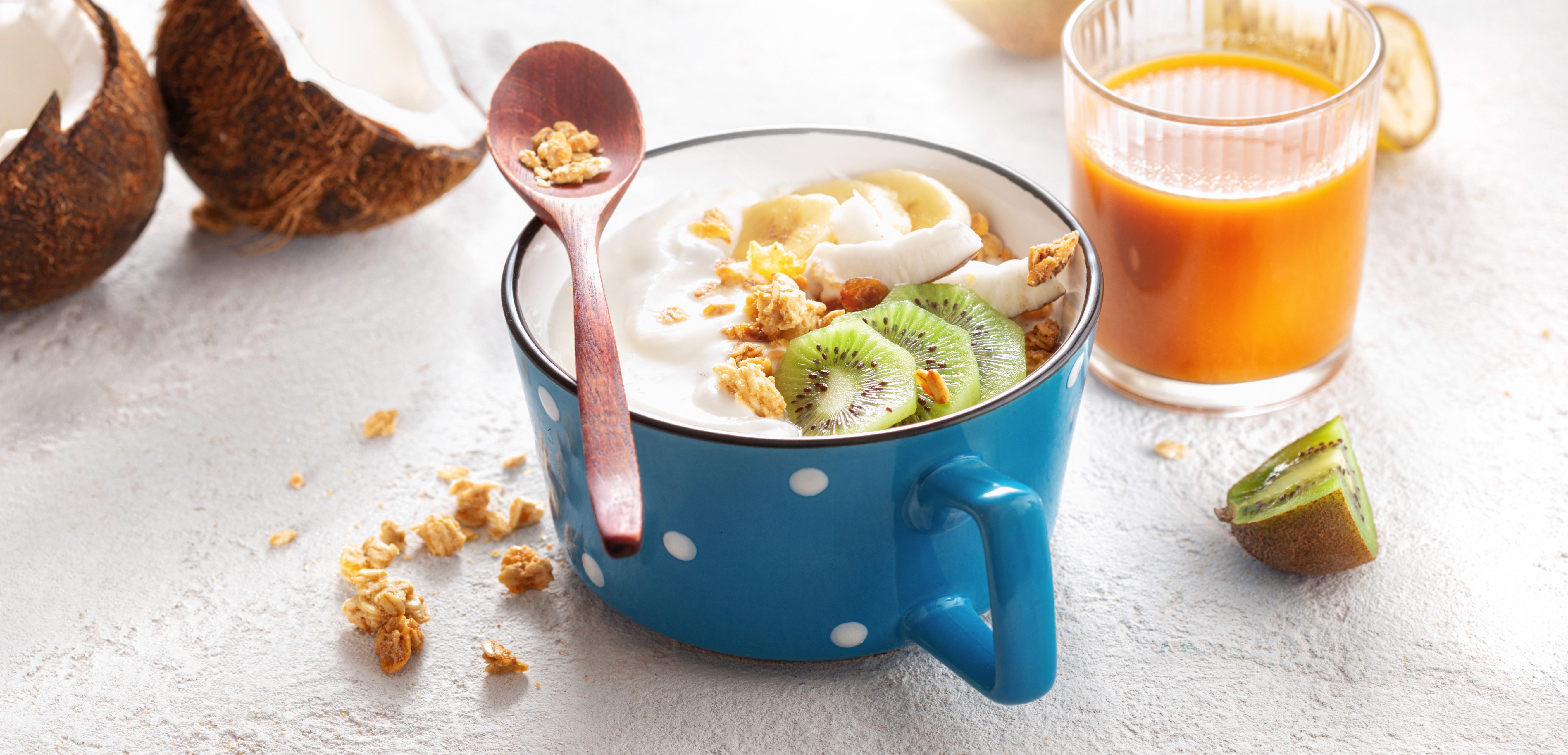 healthy rich in protein breakfast