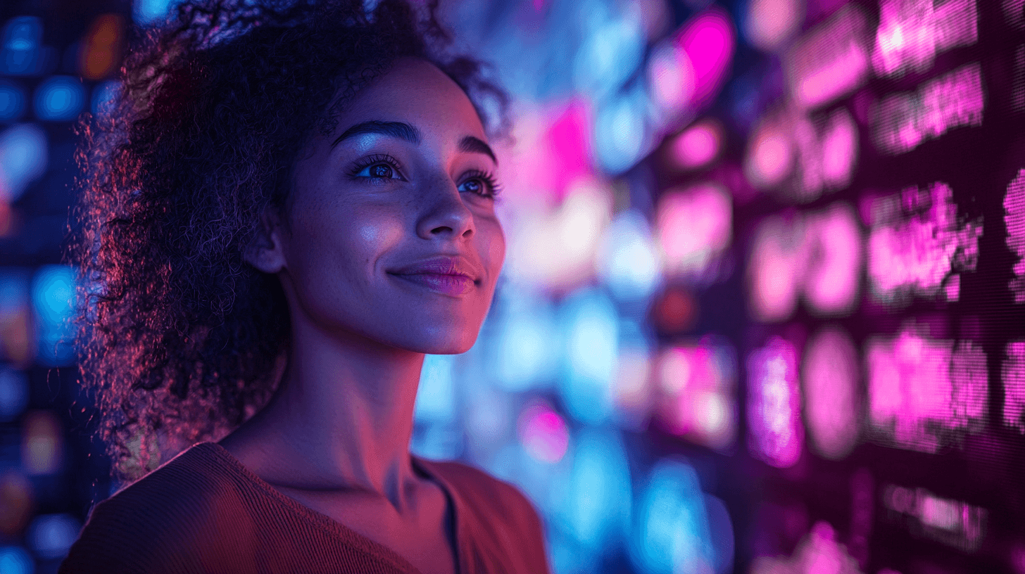 Woman Watching TV