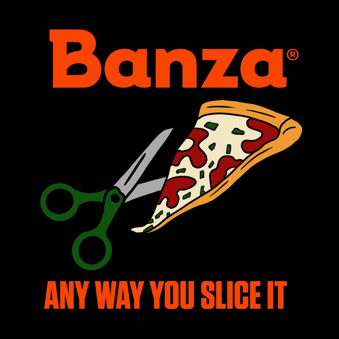 Banza Pizza Swag Design How You Cut