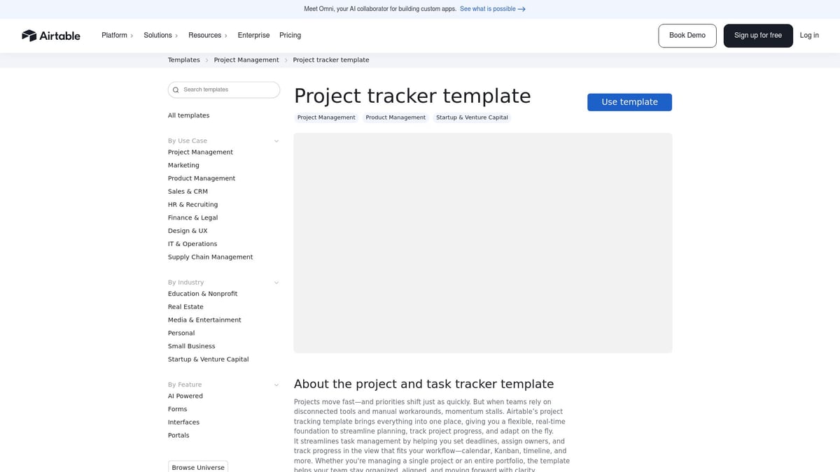 7 Best Project Tracker Template Ideas for 2026 Success - Airtable Project Tracker Template