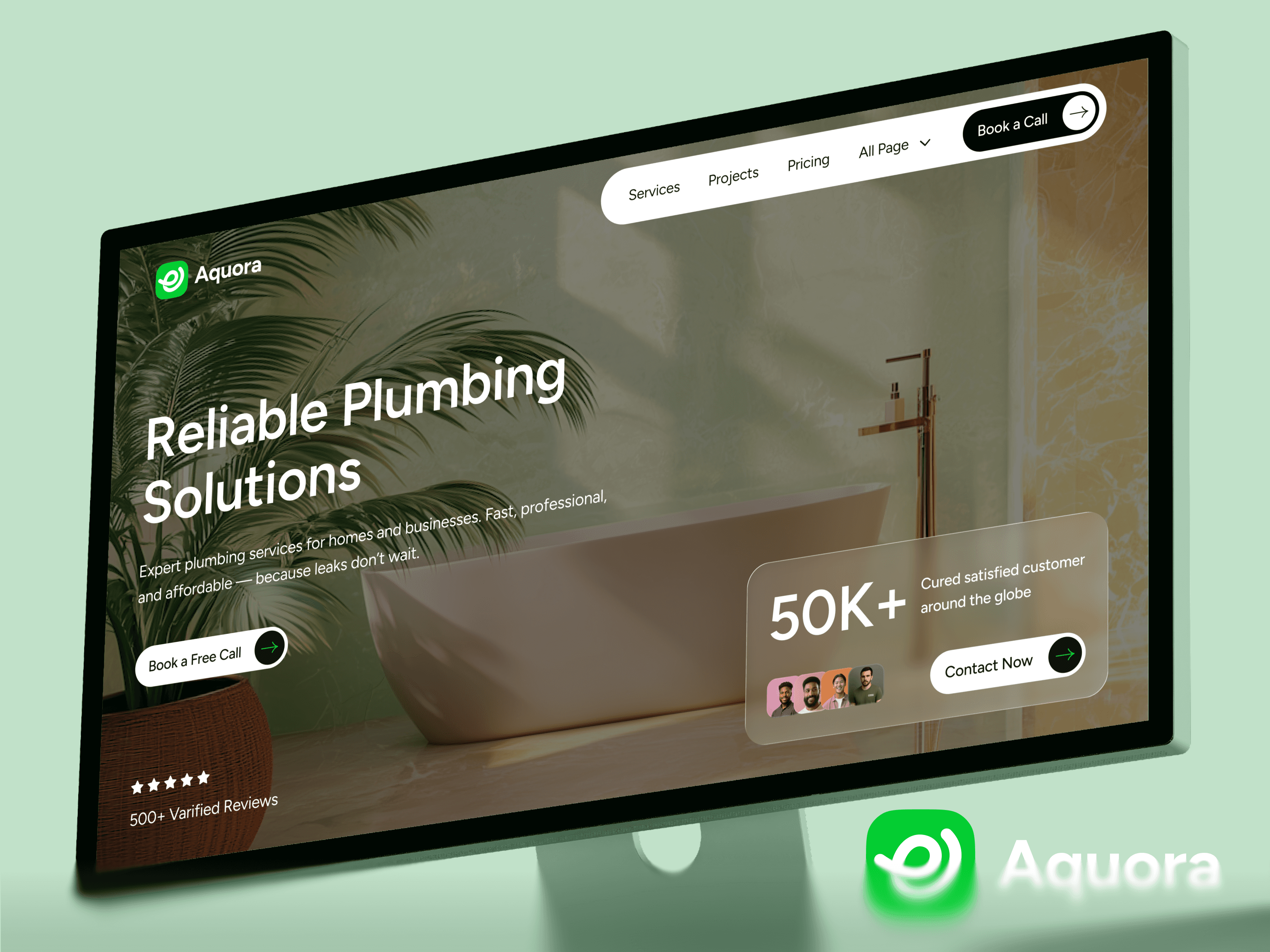 webflow handyman template