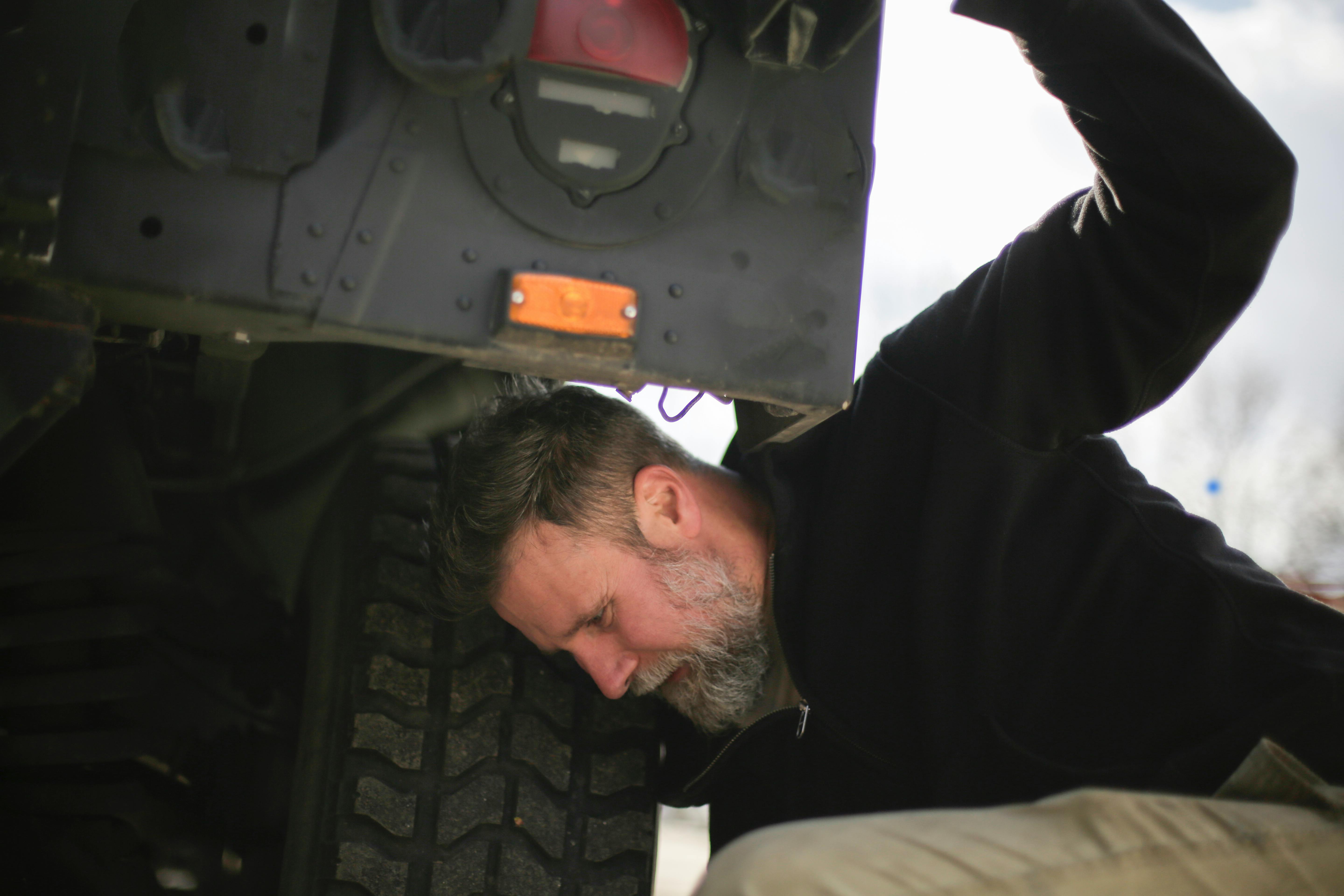 Mechanic working