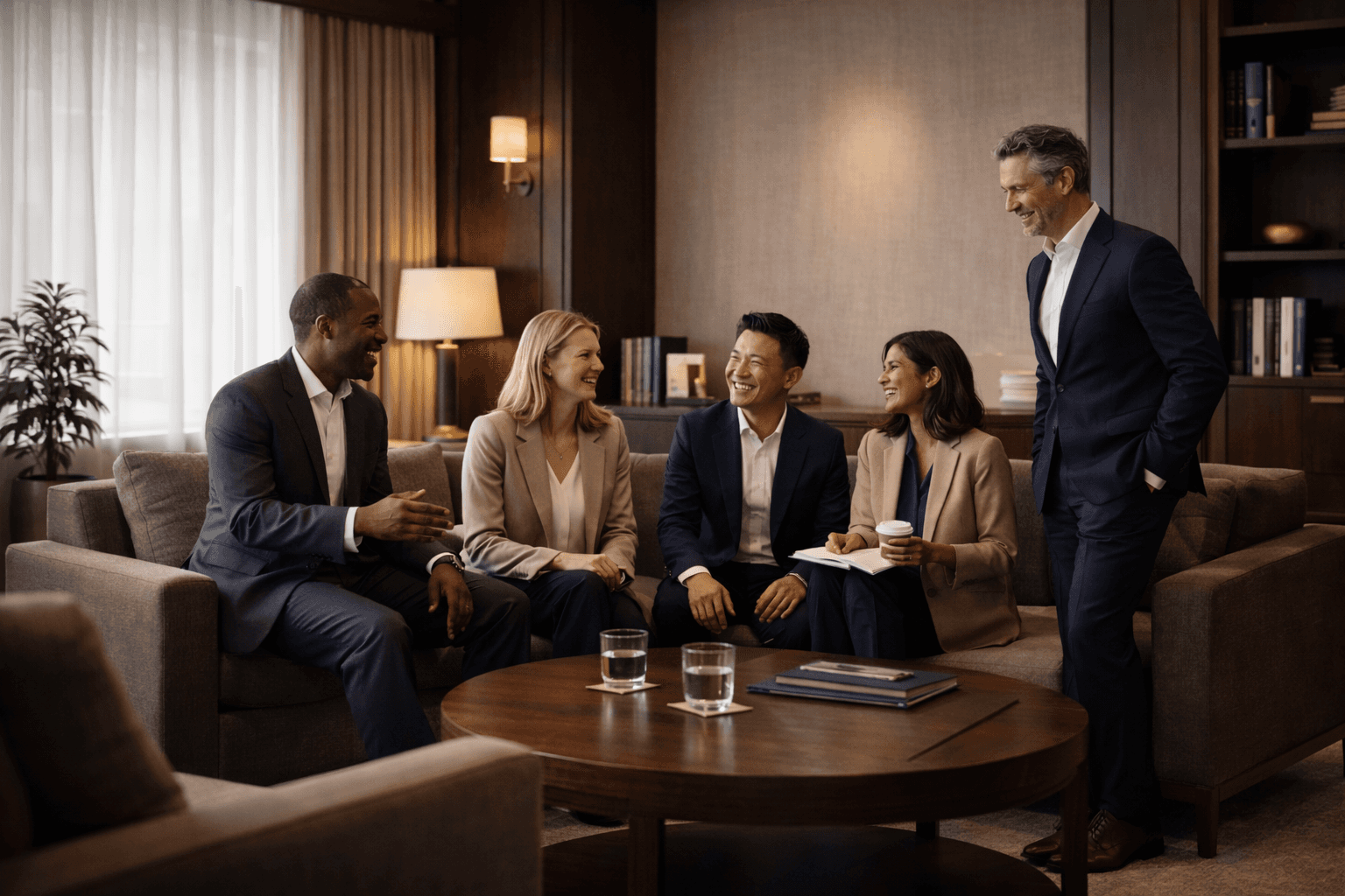 people sitting on chair in front of laptop computers