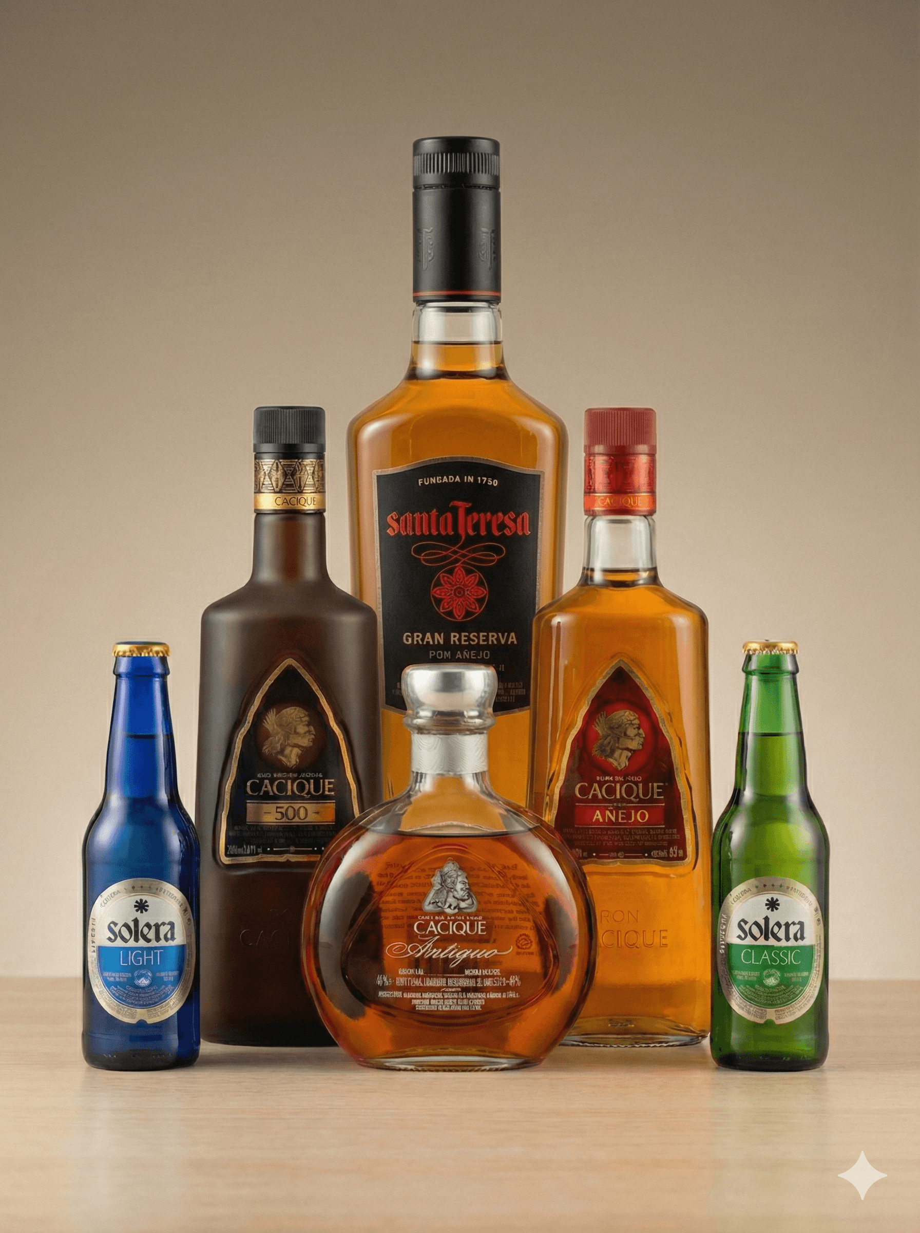 Etiqueta premium para botella de bebida