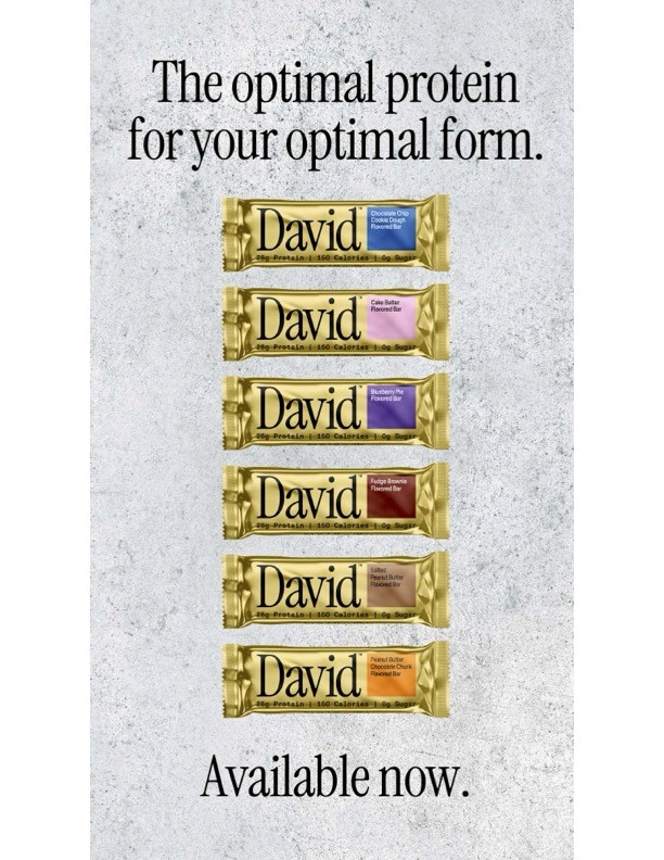 David protein bars