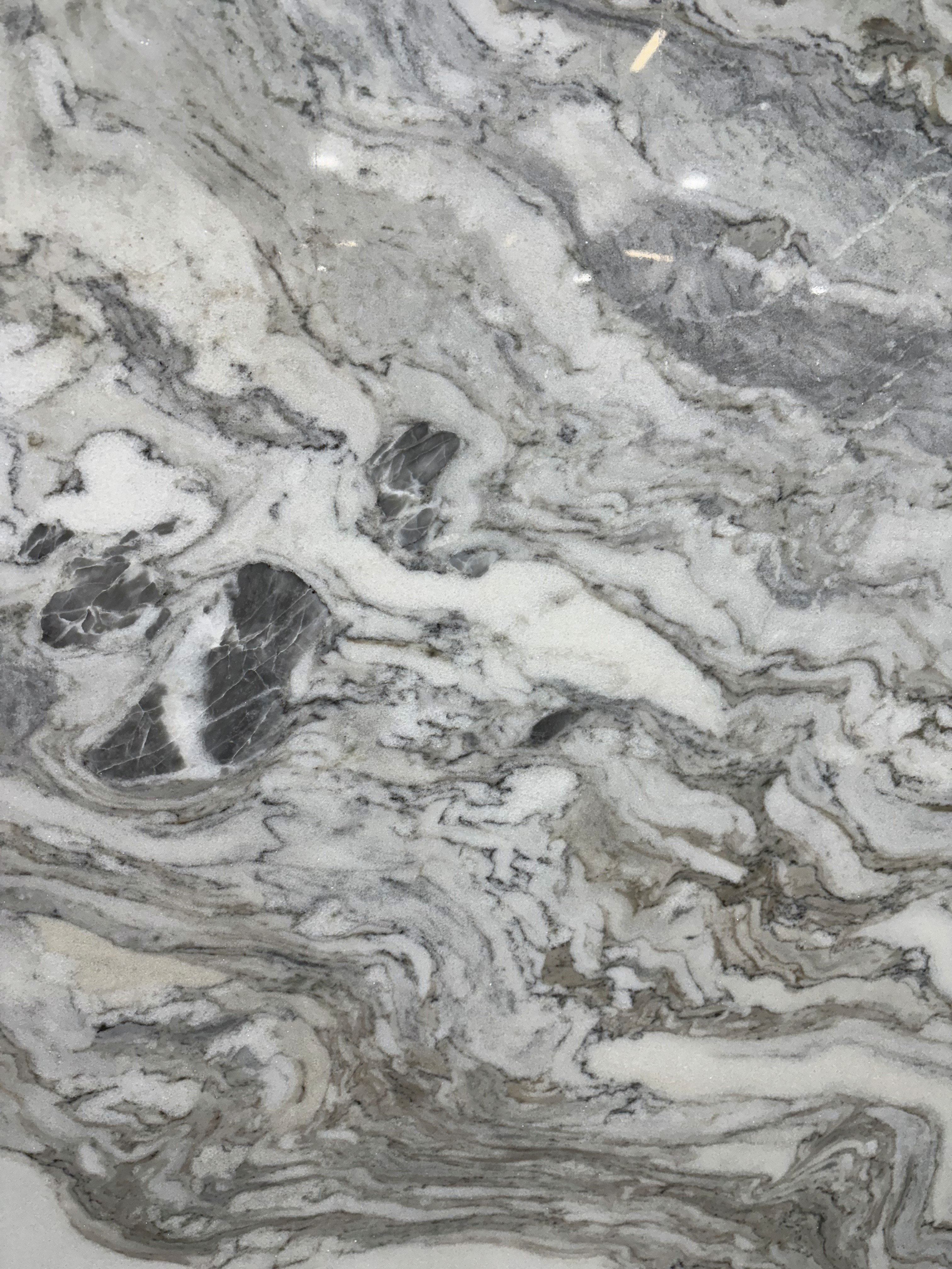 Nirvana White Marble Surface Structure Detail