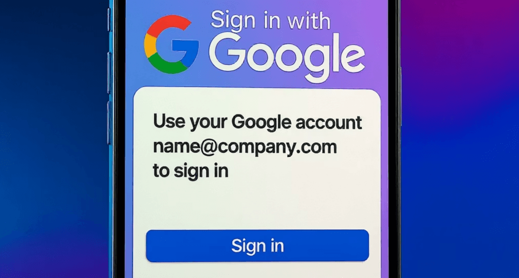 Spearphishing - Single sign-on with Google email