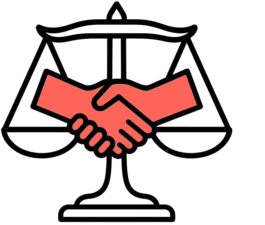 Handshake between two partners