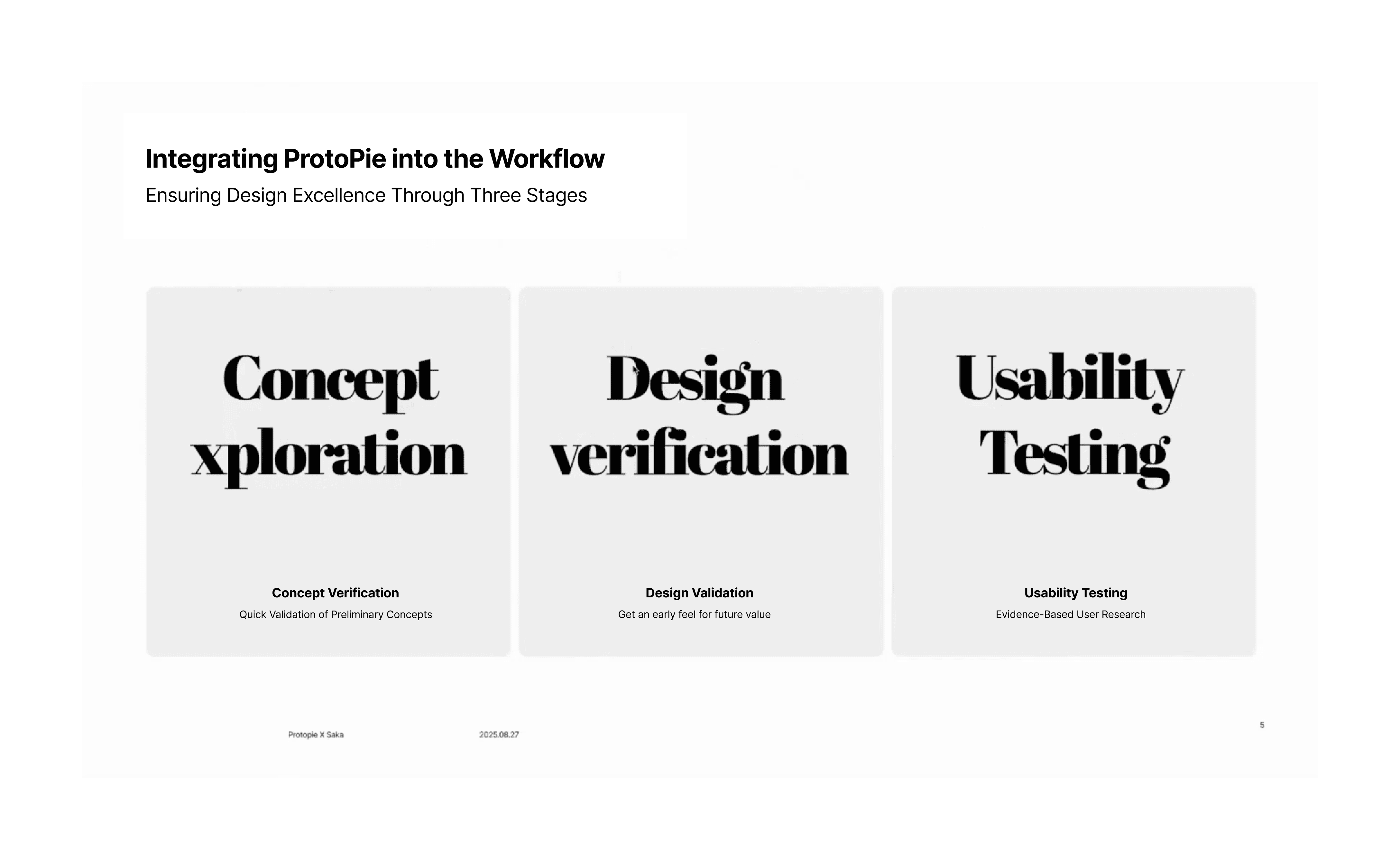 Integrating ProtoPie into the workflow