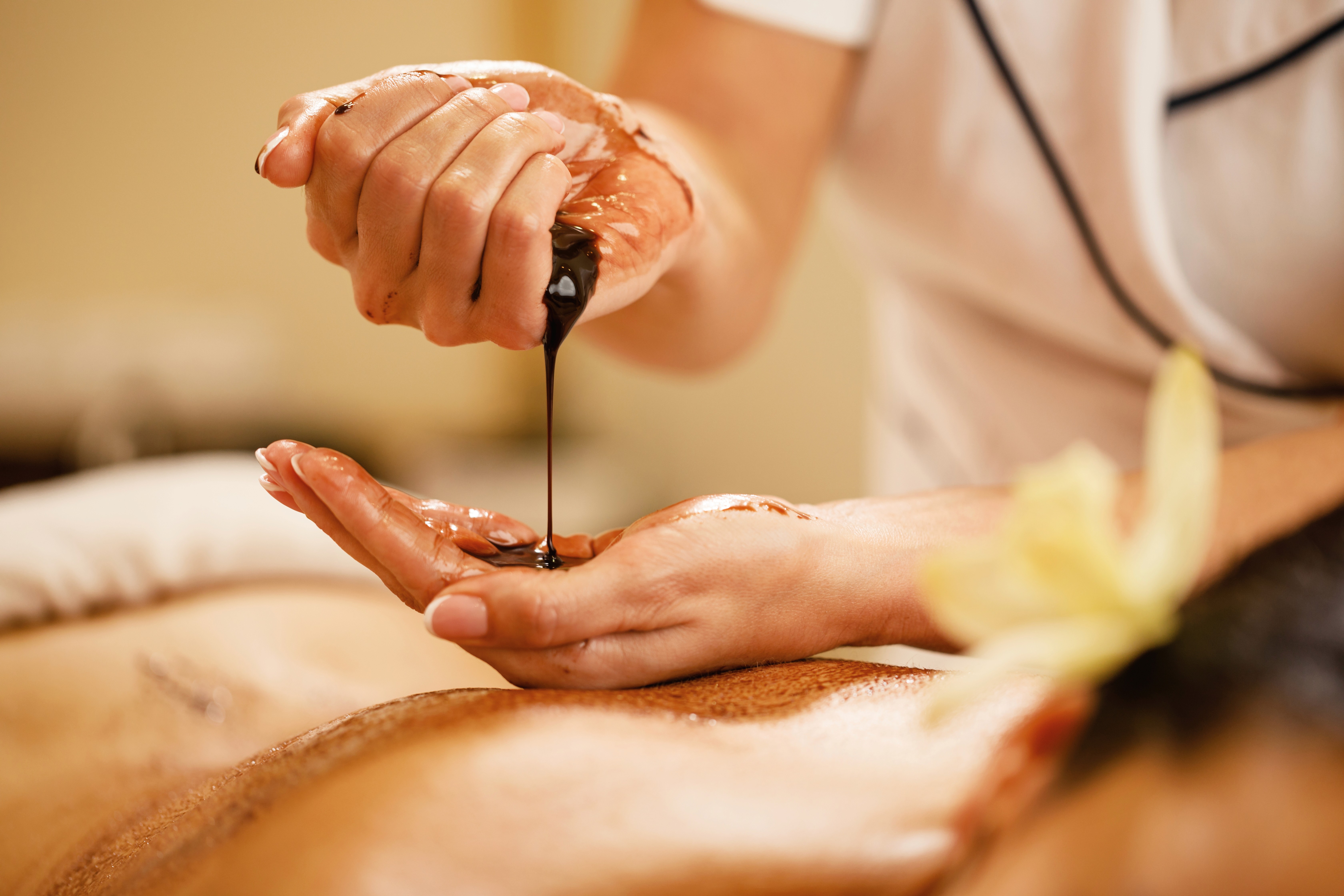 Forehead Line Treatment Being Performed