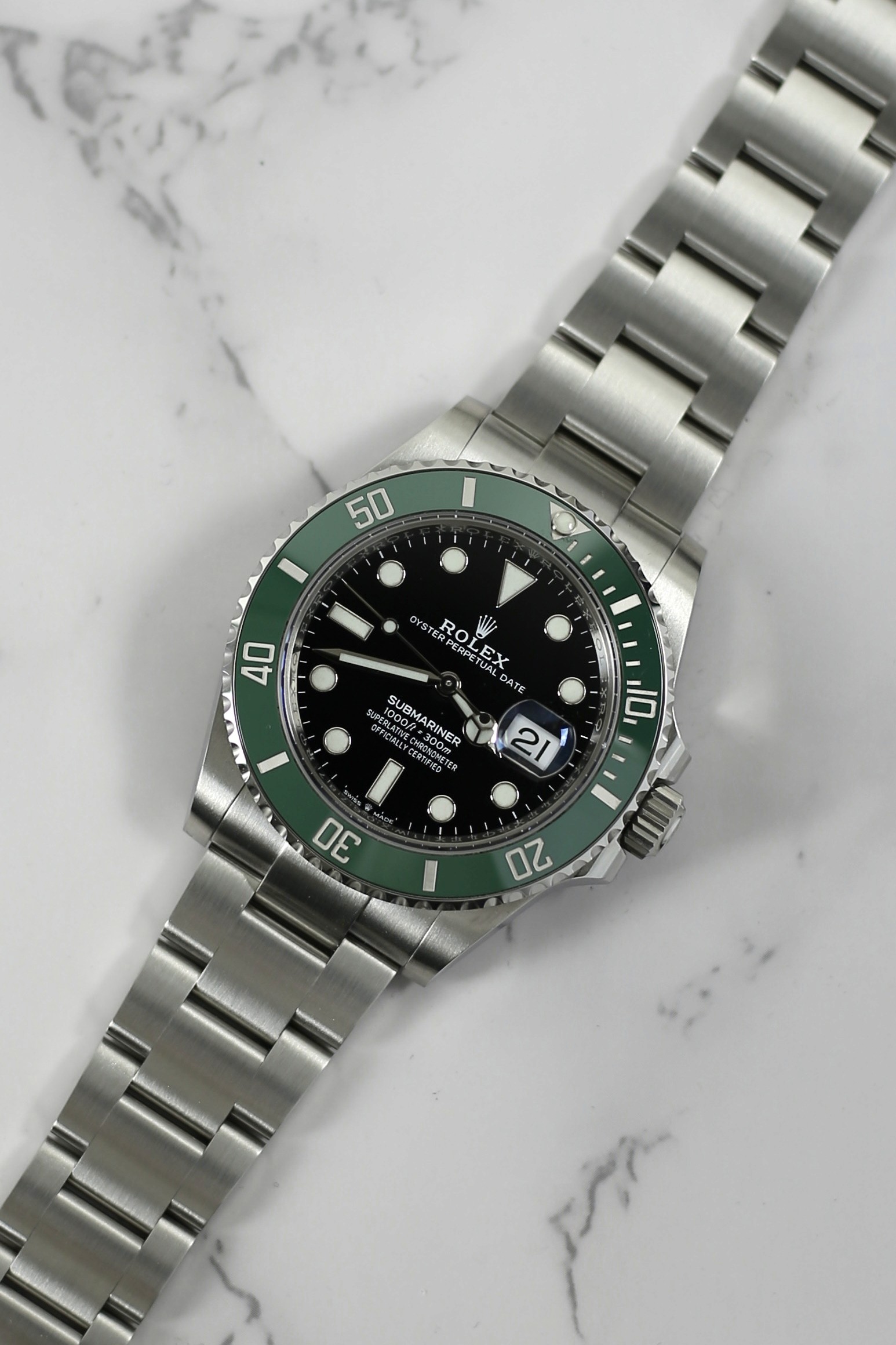 SUBMARINER DATE "STARBUCKS" GREEN BEZEL
