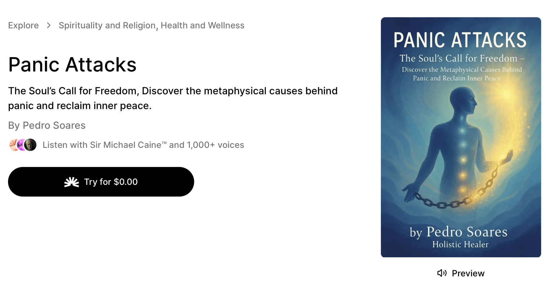 panic attacks metaphysics audiobook on eleven reader