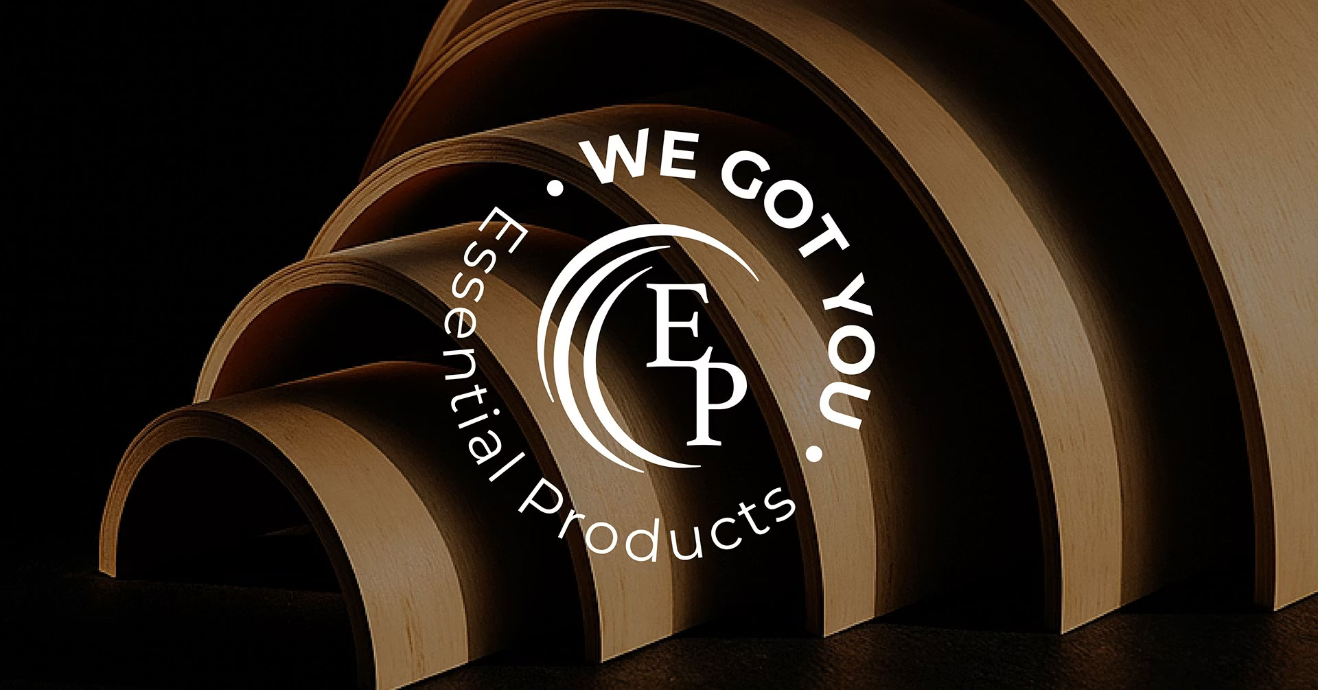 Essential Products Logo on Rottary Boards