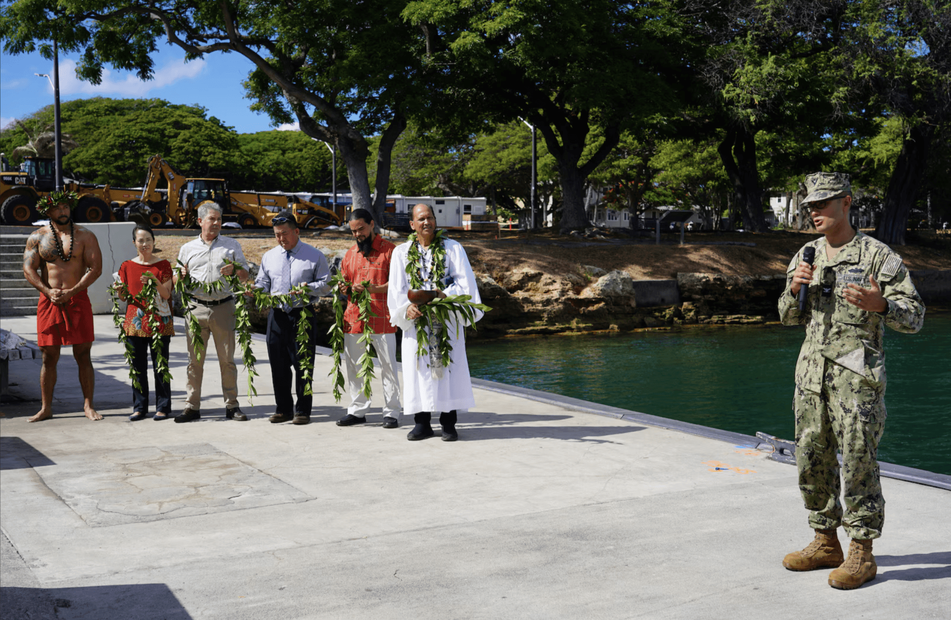 blessing captain speaking