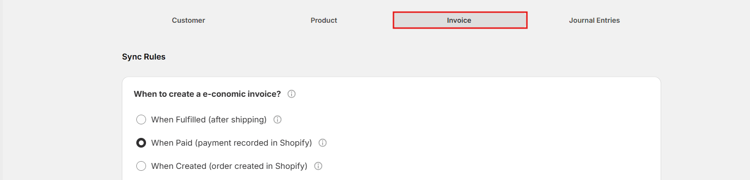 Invoice Sync