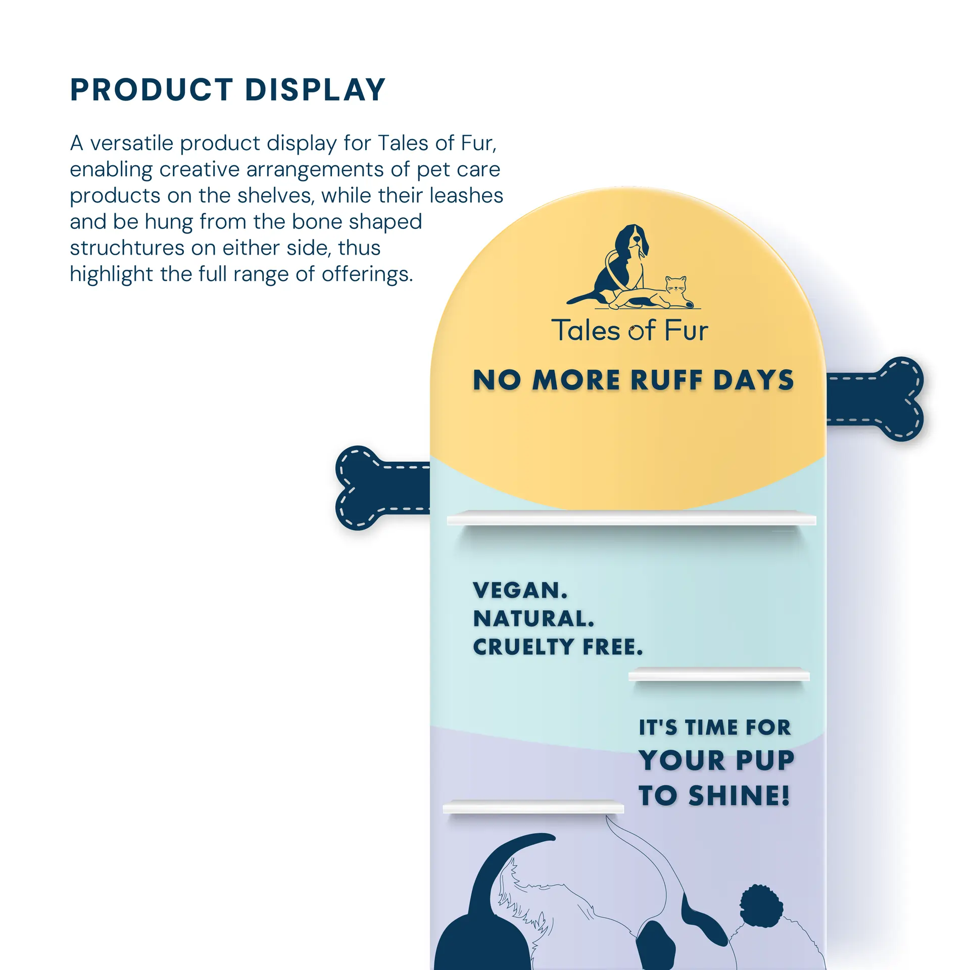 Product Display Setup Design for Tales of Fur
