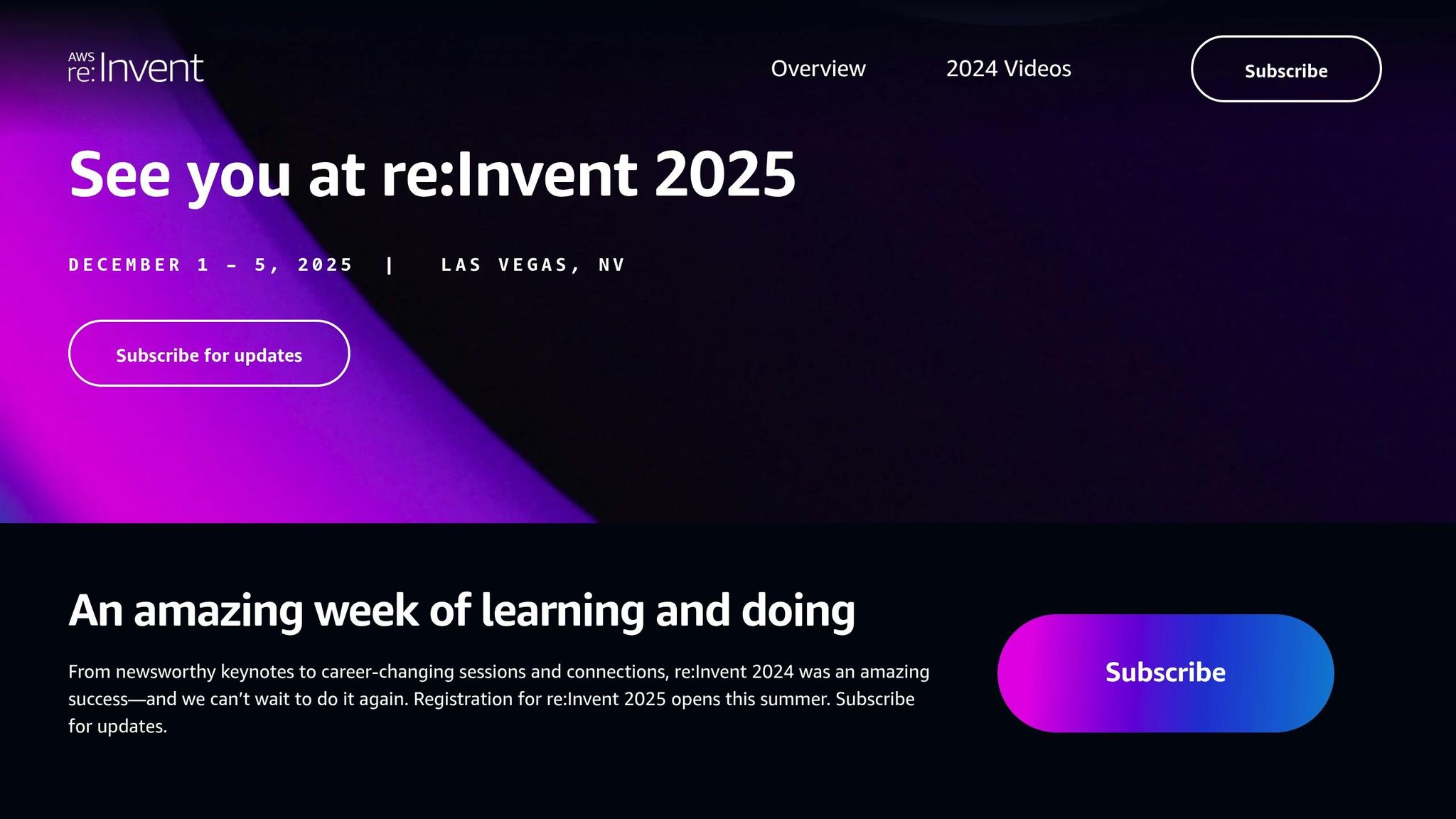 AWS re:Invent
