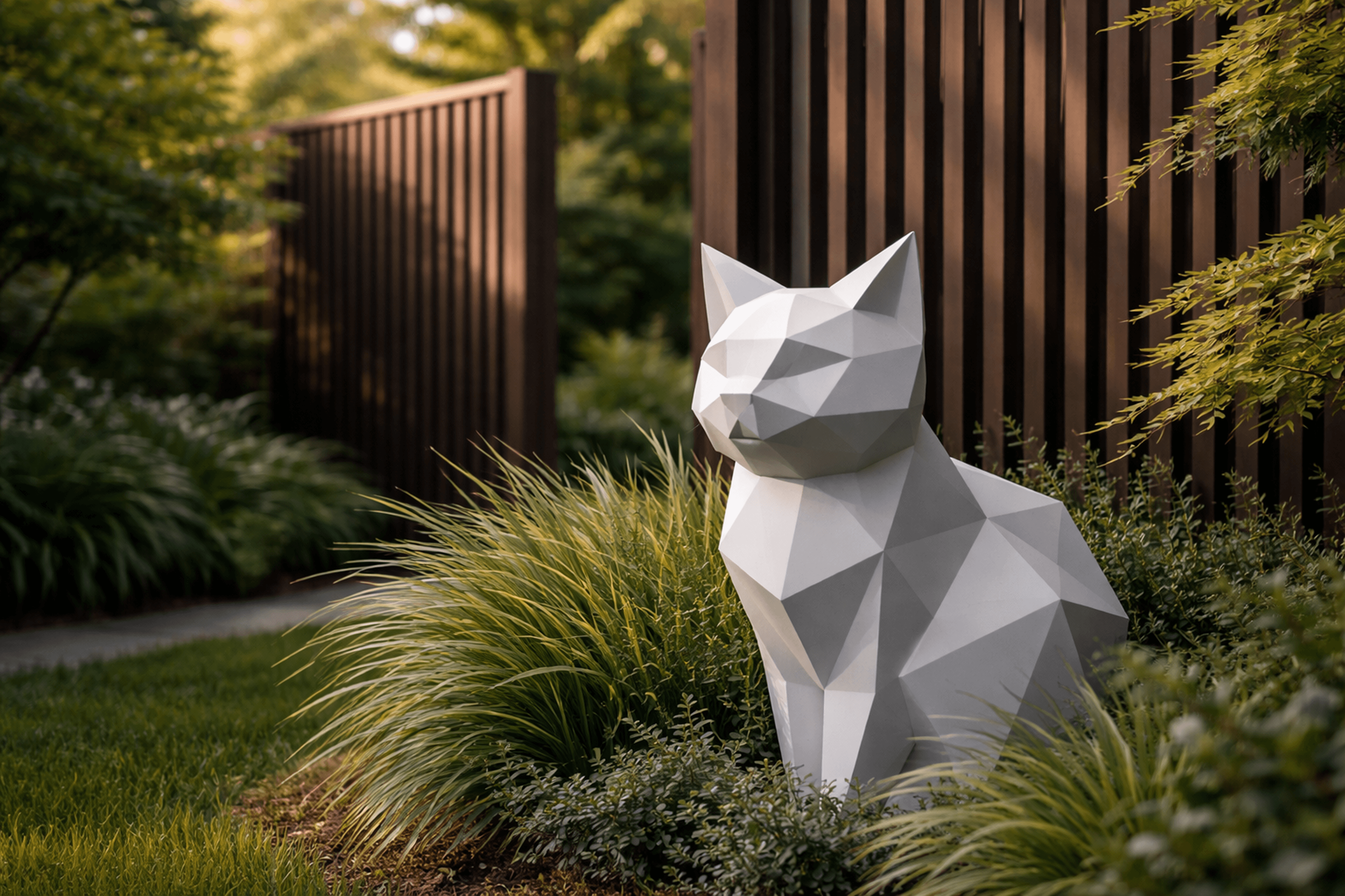 Custom made Low-Poly Sculpture