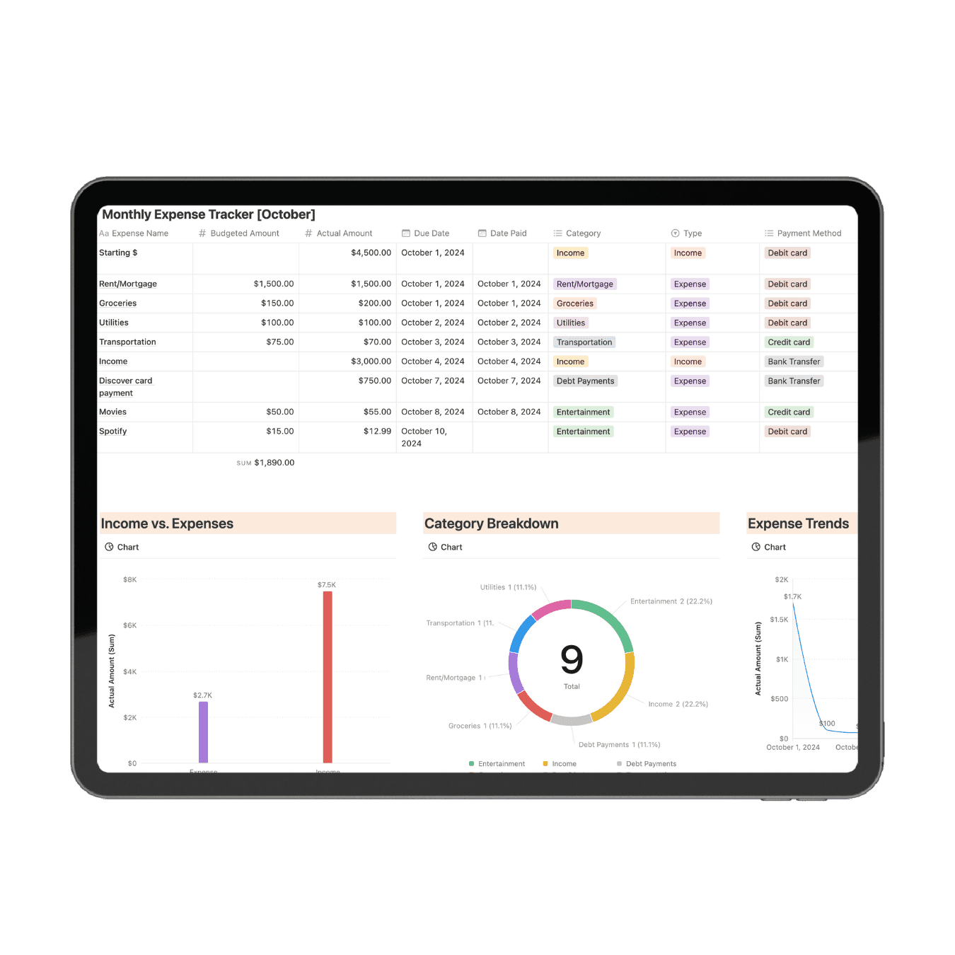 Personal Finance Tracker