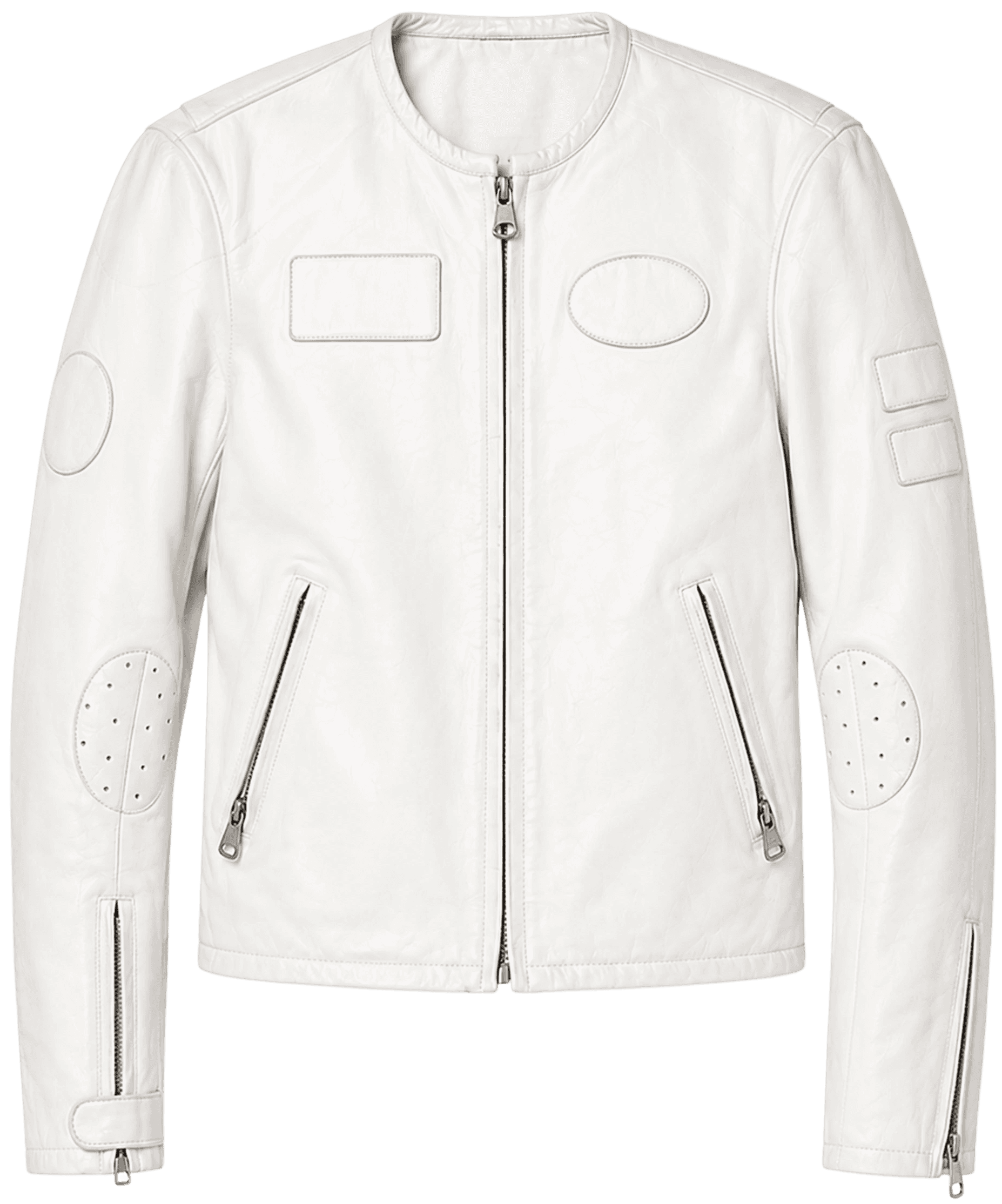 Beige Graphic Bondage Jacket
