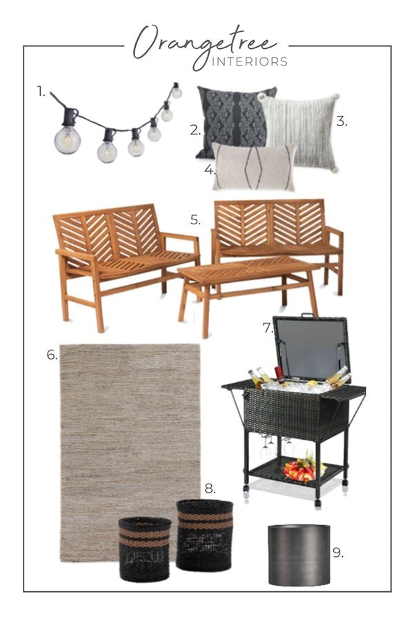 Neutral Patio Decor 2021