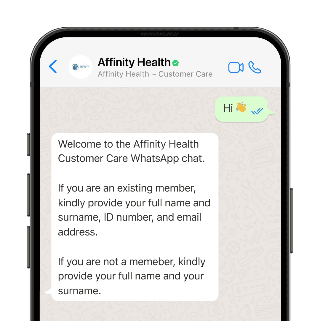 Affinity Health WhatsApp
