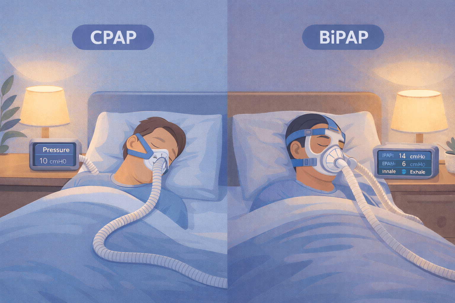 CPAP vs BiPAP
