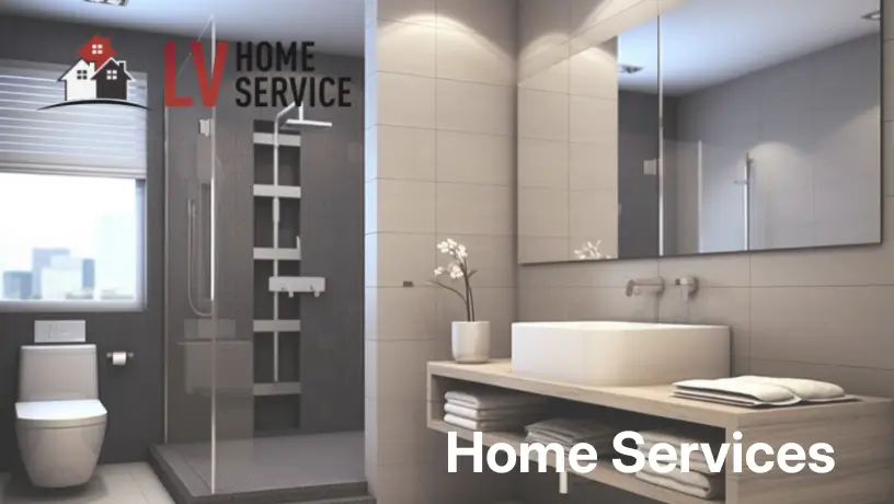 LV Home Service logo on the website's banner
