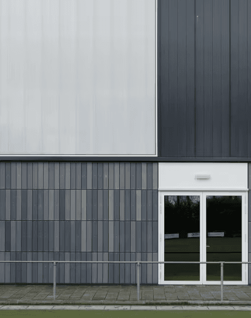 Rieder GFRC slats in grey tones