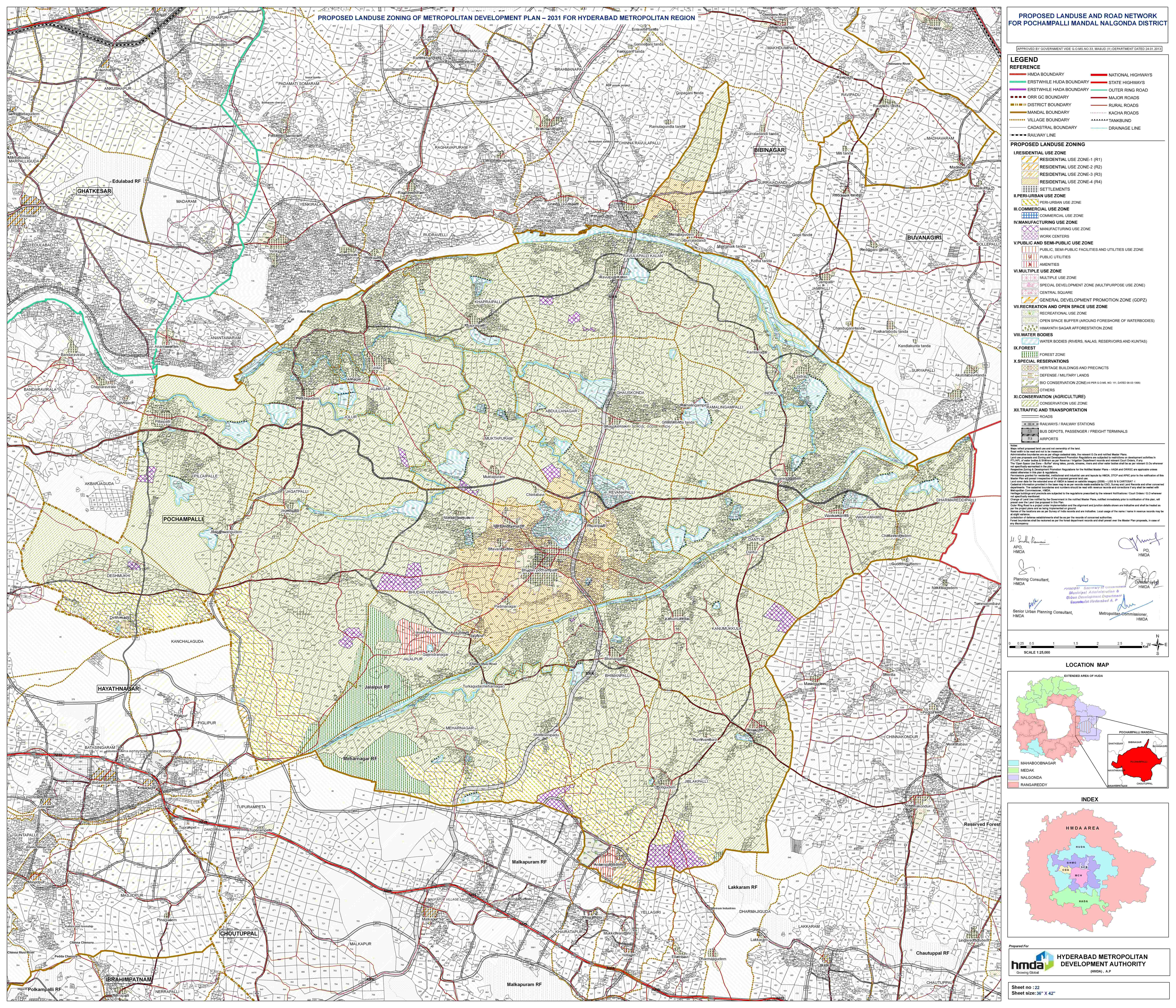 Hmda Rrr Alignment VMRDA 2041 & HMDA 2031 Master Plans | RRR Alignment Map - Charan Group