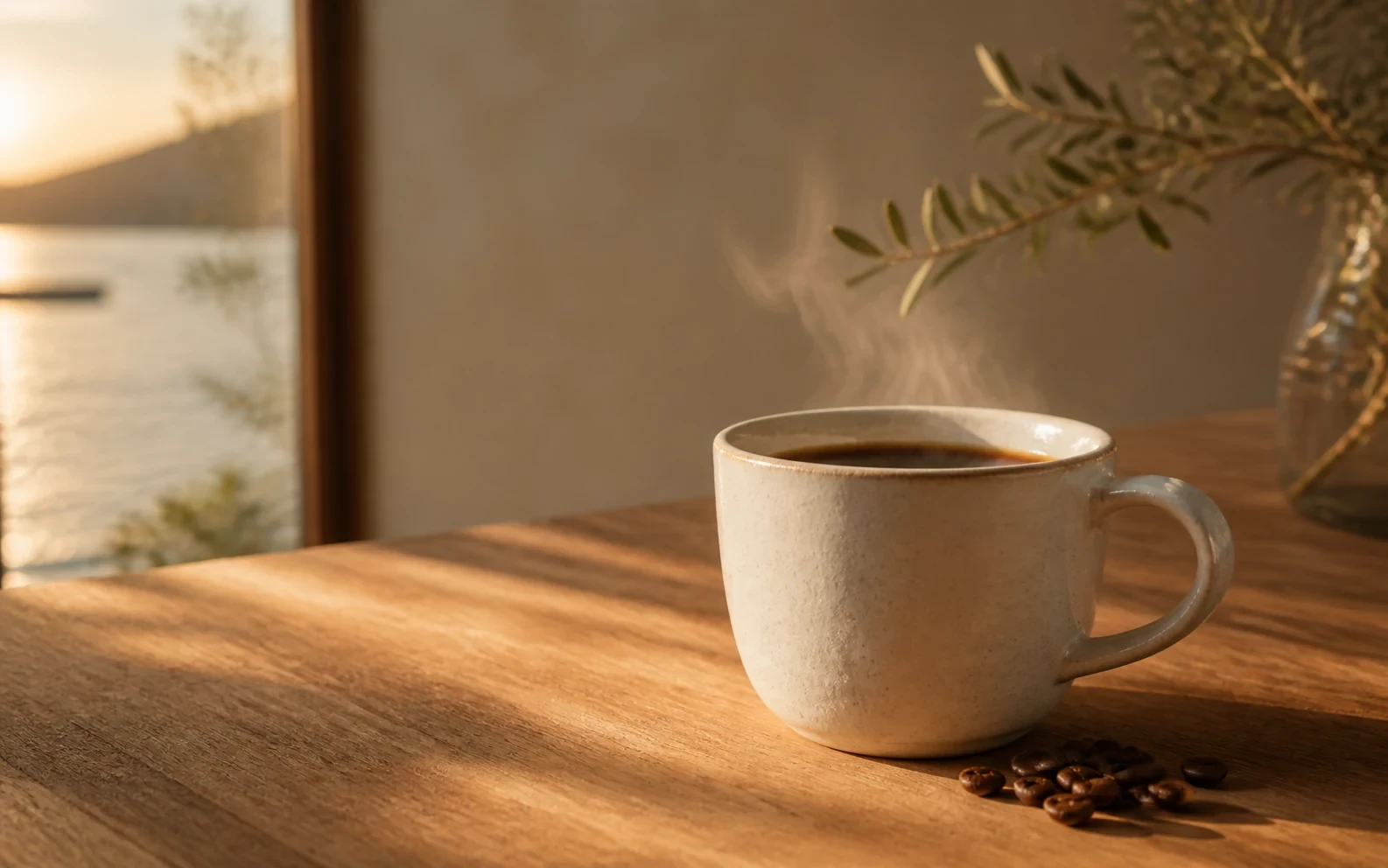 Harbor Blend served in a warm ceramic cup