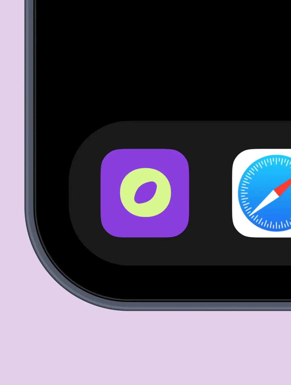 Grid of the Roamr app icon displayed on pastel green and purple panels.