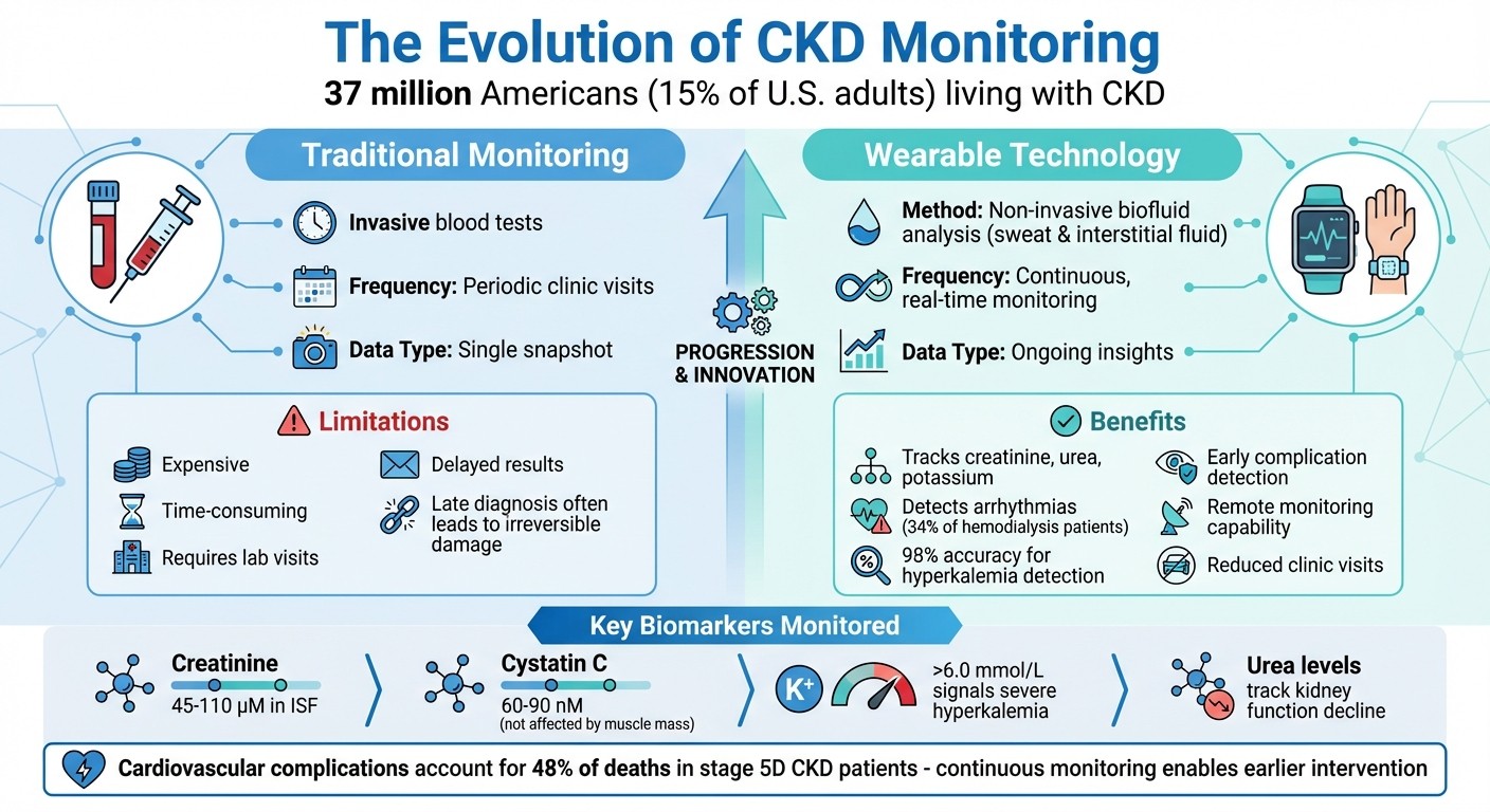 Traditional CKD Monitoring vs Wearable Technology: Key Differences and Benefits