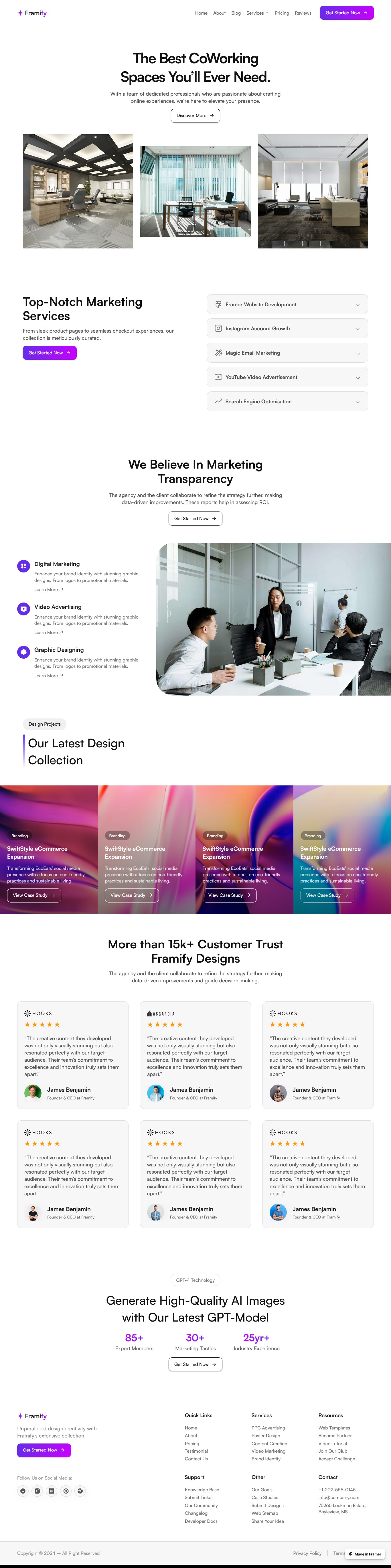 Framer Home Page v7