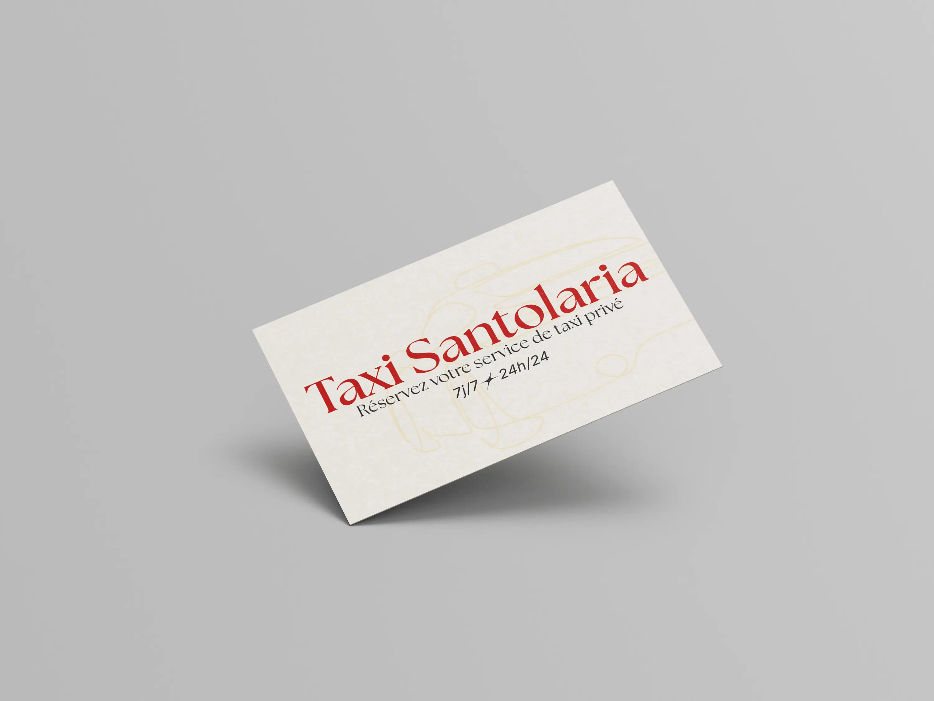 Design de recto de la carte de visite