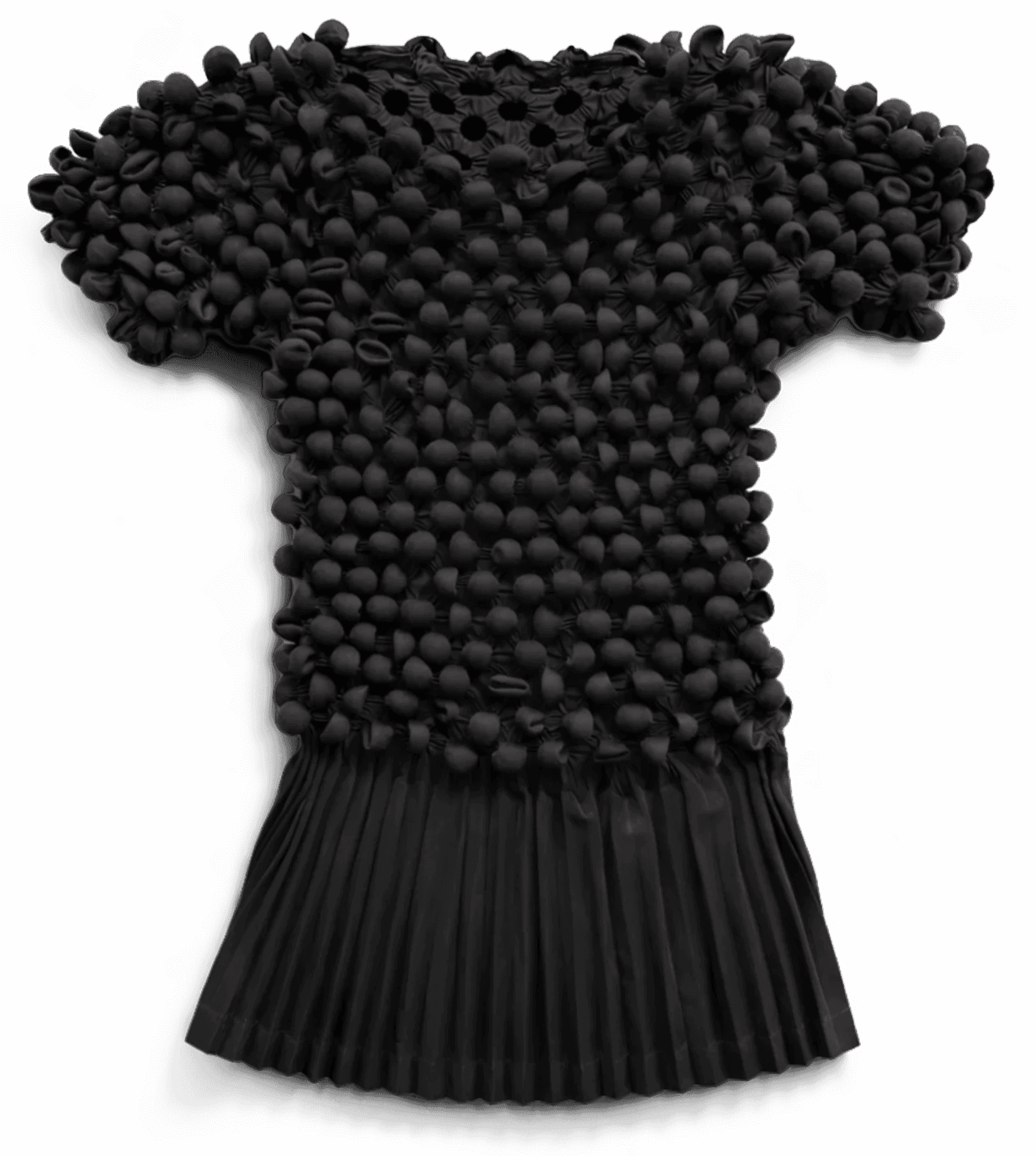 Black "Egg Carton" Top