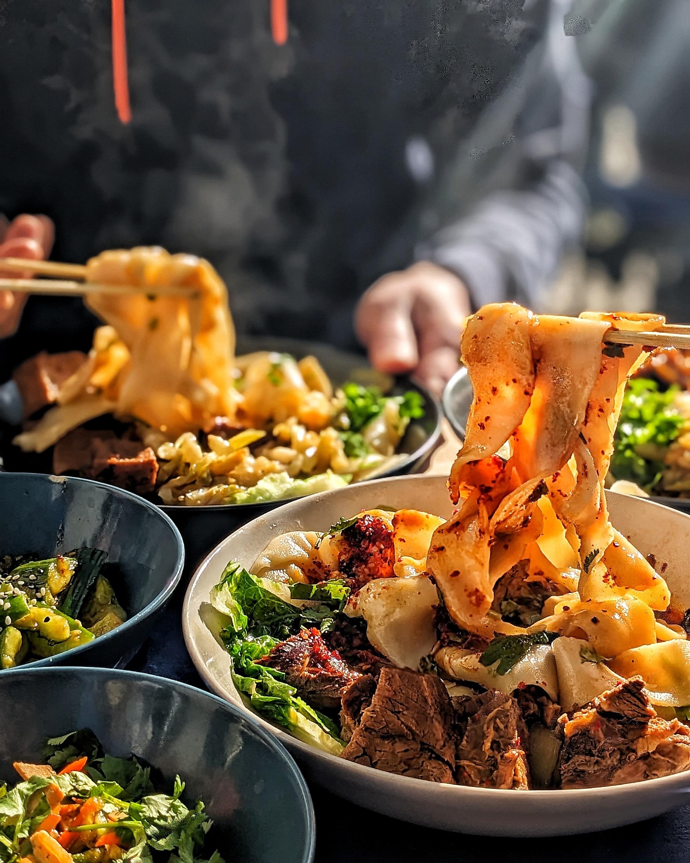 authentic Biang Biang hand-pulled noodles Berlin