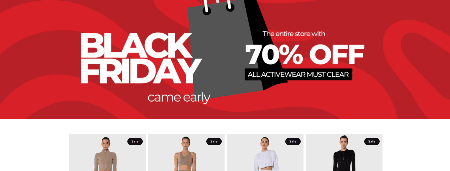 activewear business for sale