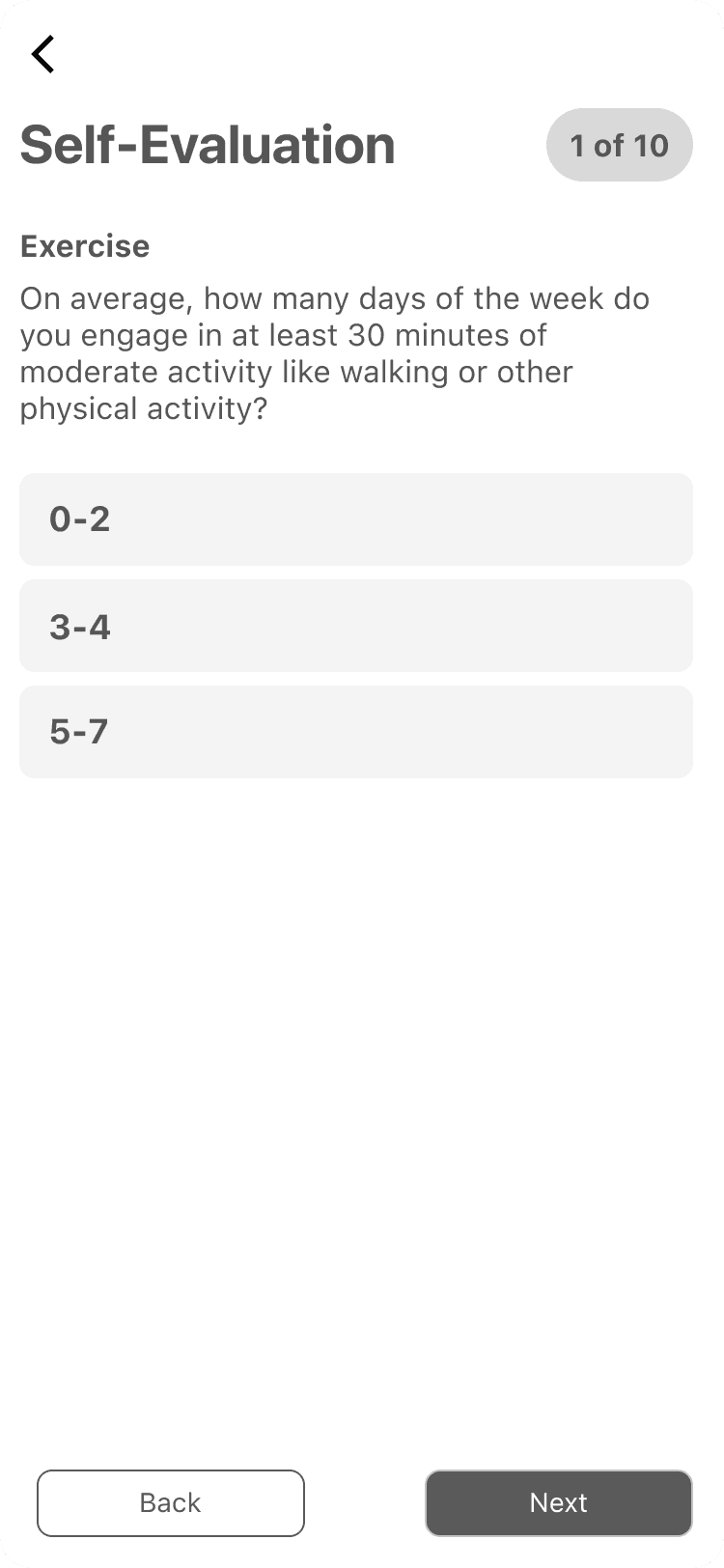 Self-evaluation question #1 page